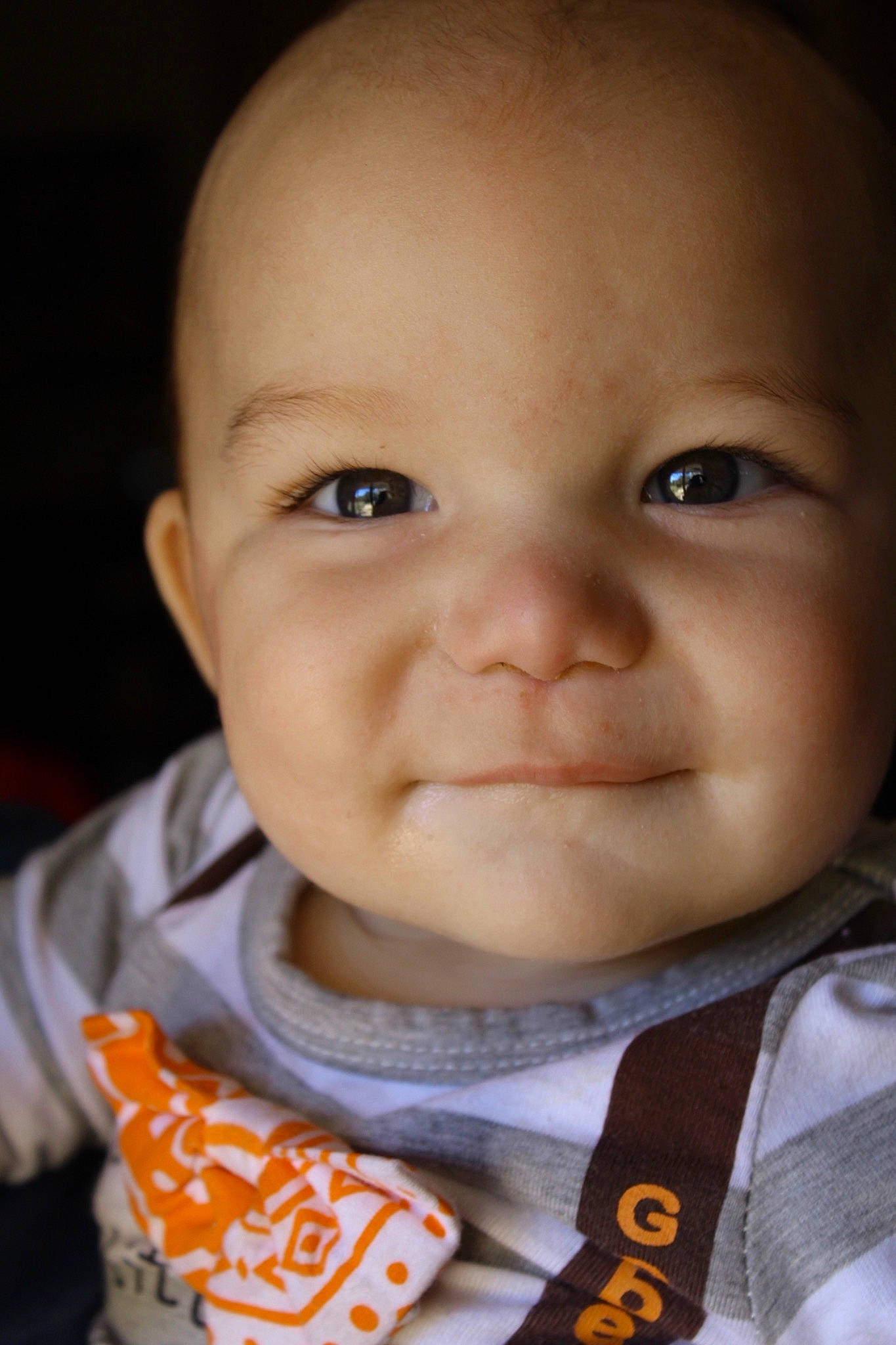 Lochlan joined the competition — help win amazing prizes! baby, baby_toddler_clothing, cheek, child, chin, clothing, collar, eyebrow, eyelash, happy, iris, joy, lip, mouth, neck, nose, person, skin, sleeve, smile