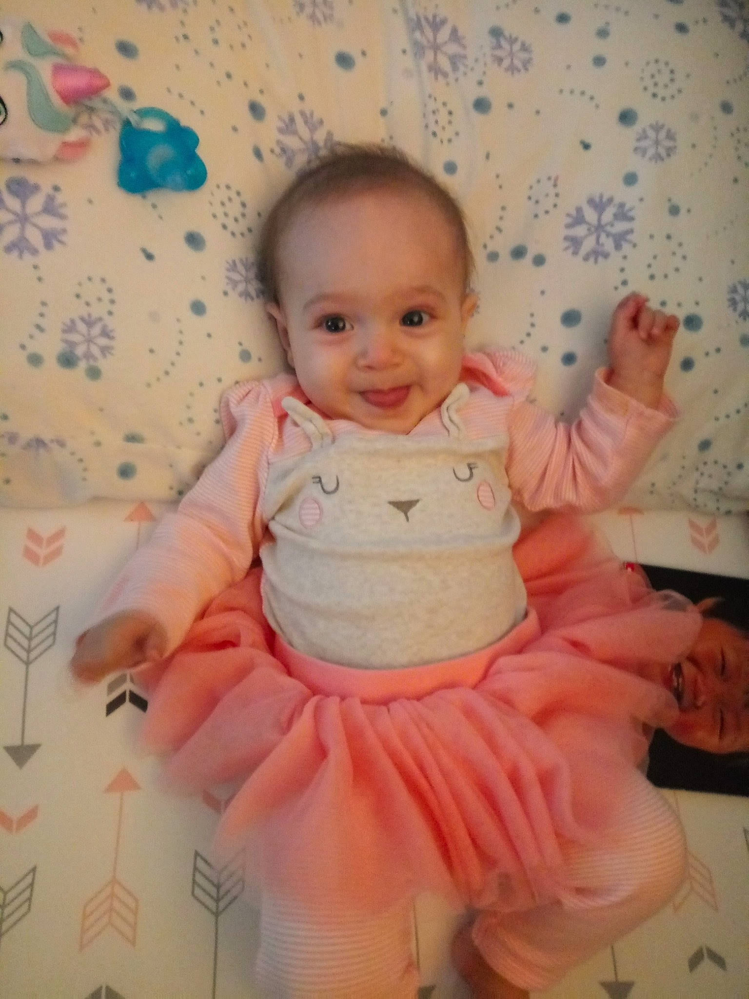 Gianella joined the competition — help win amazing prizes! baby, baby_products, baby_toddler_clothing, cheek, child, iris, person, pink, product, skin, smile, toddler