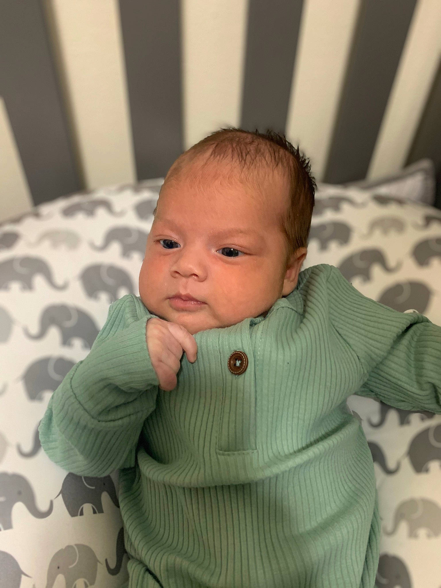 Jaidyn is registered to the contest to win money with this photo: baby, baby_toddler_clothing, cheek, chin, comfort, eye, eyebrow, face, flooring, hairstyle, head, human_body, iris, lip, mouth, neck, nose, person, skin, sleeve