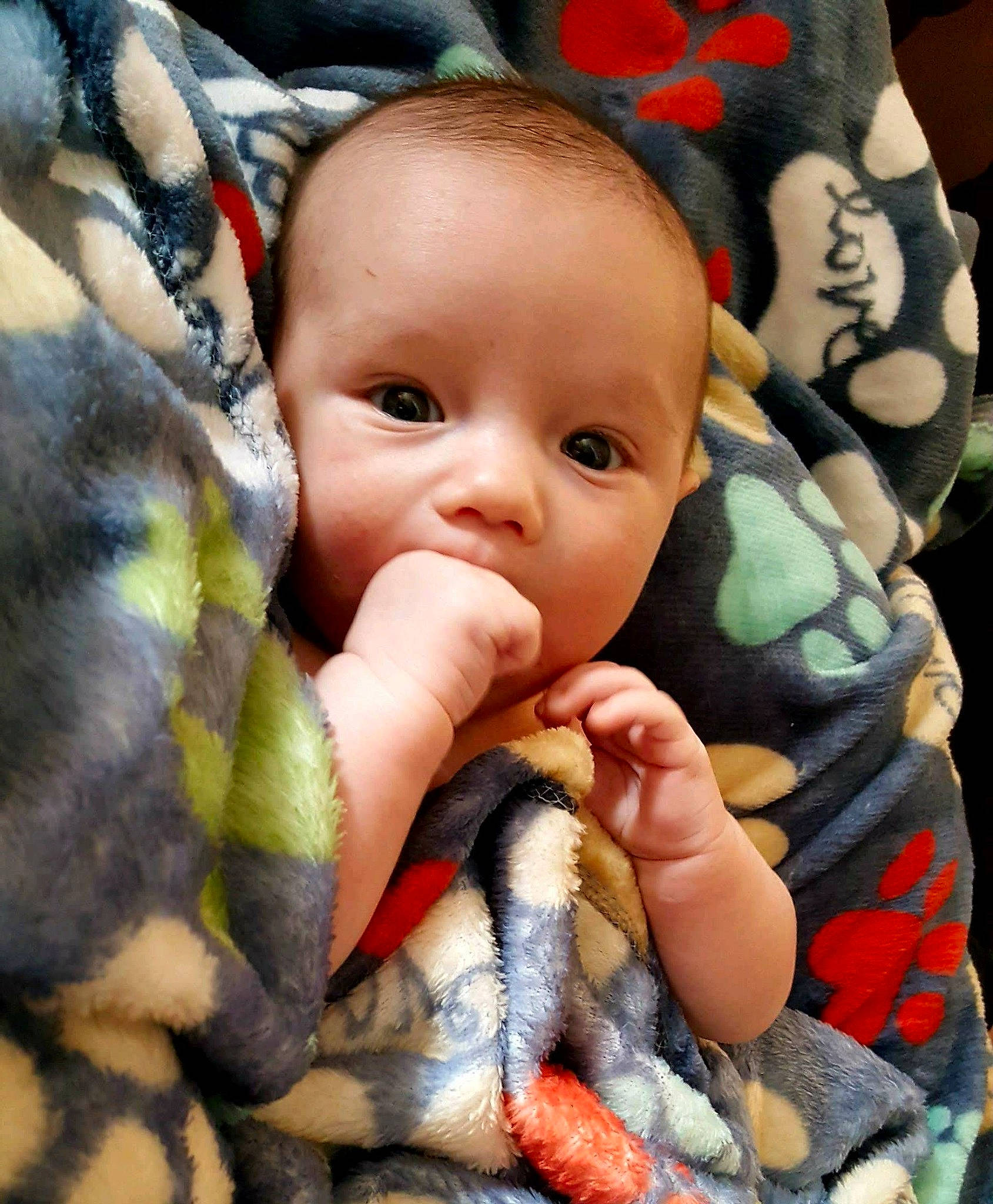 Stevie-ray is registered to the contest to win money with this photo: boy, child, eye, finger, hand, infant, joy, mouth, nose, person, play, skin, smile, textile, toddler