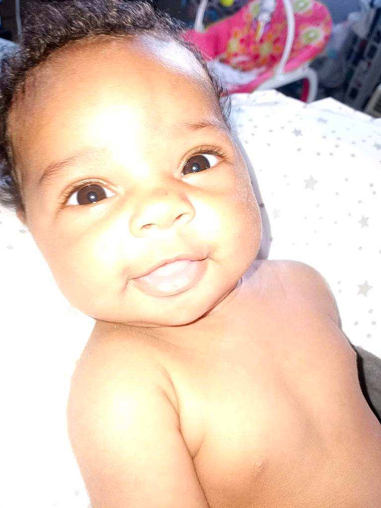 Za'Ryiah Hughes joined the competition — help win amazing prizes! arm, baby, black_hair, cheek, chest, ear, eye, eyebrow, eyelash, forehead, hair, happy, iris, lip, mouth, neck, nose, person, skin, smile