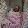 Amara-Leigh is registered to the contest to win money with this photo: baby, newborn, blanket, pink, sleeping, crib, infant, soft, cozy, nest, child, cute, resting, comfort, warm, fabric, pillow, face, peaceful, indoors