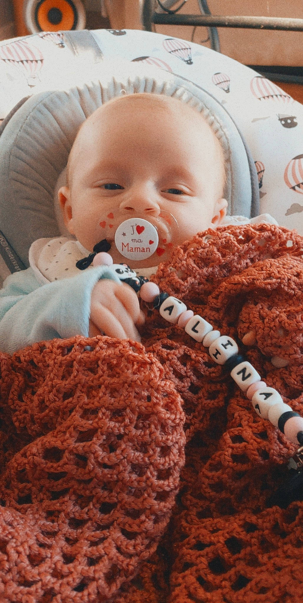 Alina participe au concours pour gagner de l'argent avec cette photo : baby, baby_toddler_clothing, beauty, cap, cheek, child, comfort, happy, headgear, lip, mammal, nose, organ, person, pink, product, skin, textile, toddler, toy