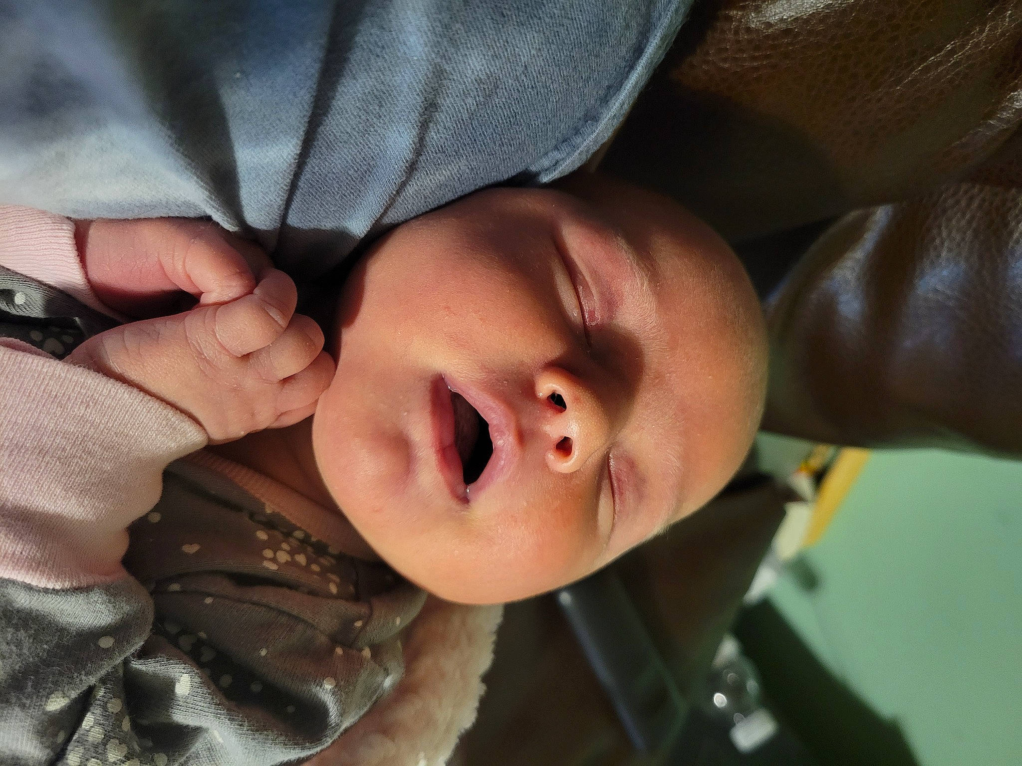 Elsa is registered to the contest to win money with this photo: baby, baby_toddler_clothing, cheek, comfort, ear, eye, eyebrow, eyelash, facial_expression, finger, gesture, hand, headgear, lip, mammal, mouth, nose, person, skin, toddler