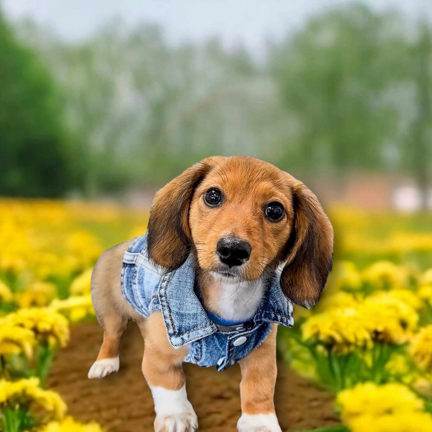 Creedmoor joined the competition — help win amazing prizes! animal, beagle, canine, clothing, daisy, dog, face, flower, grass, head, herbal, herbs, hound, pants, person, pet, petal, plant, puppy, sitting