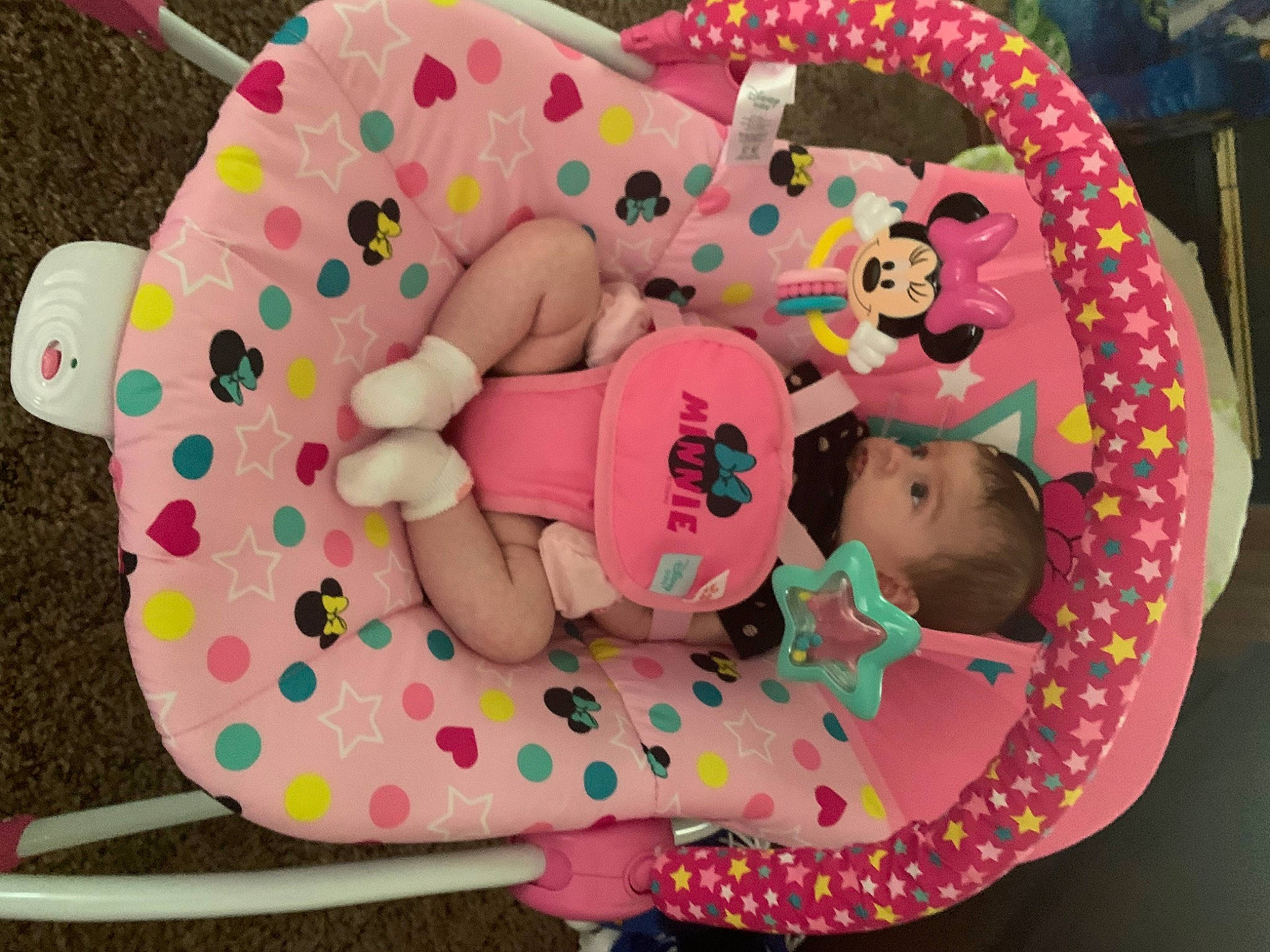 Ava joined the competition — help win amazing prizes! baby_products, baby_toys, child, person, pink, plush, product, stuffed_toy, toy