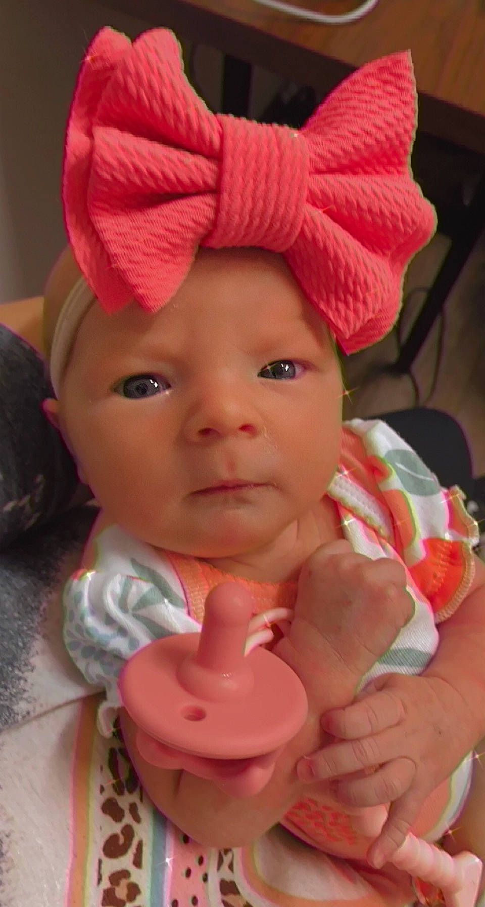 Madalyn joined the competition — help win amazing prizes! baby, baby_toddler_clothing, cap, cheek, child, chin, costume_hat, eyebrow, eyelash, facial_expression, forehead, head, helmet, knit_cap, lip, neck, nose, person, pink, skin