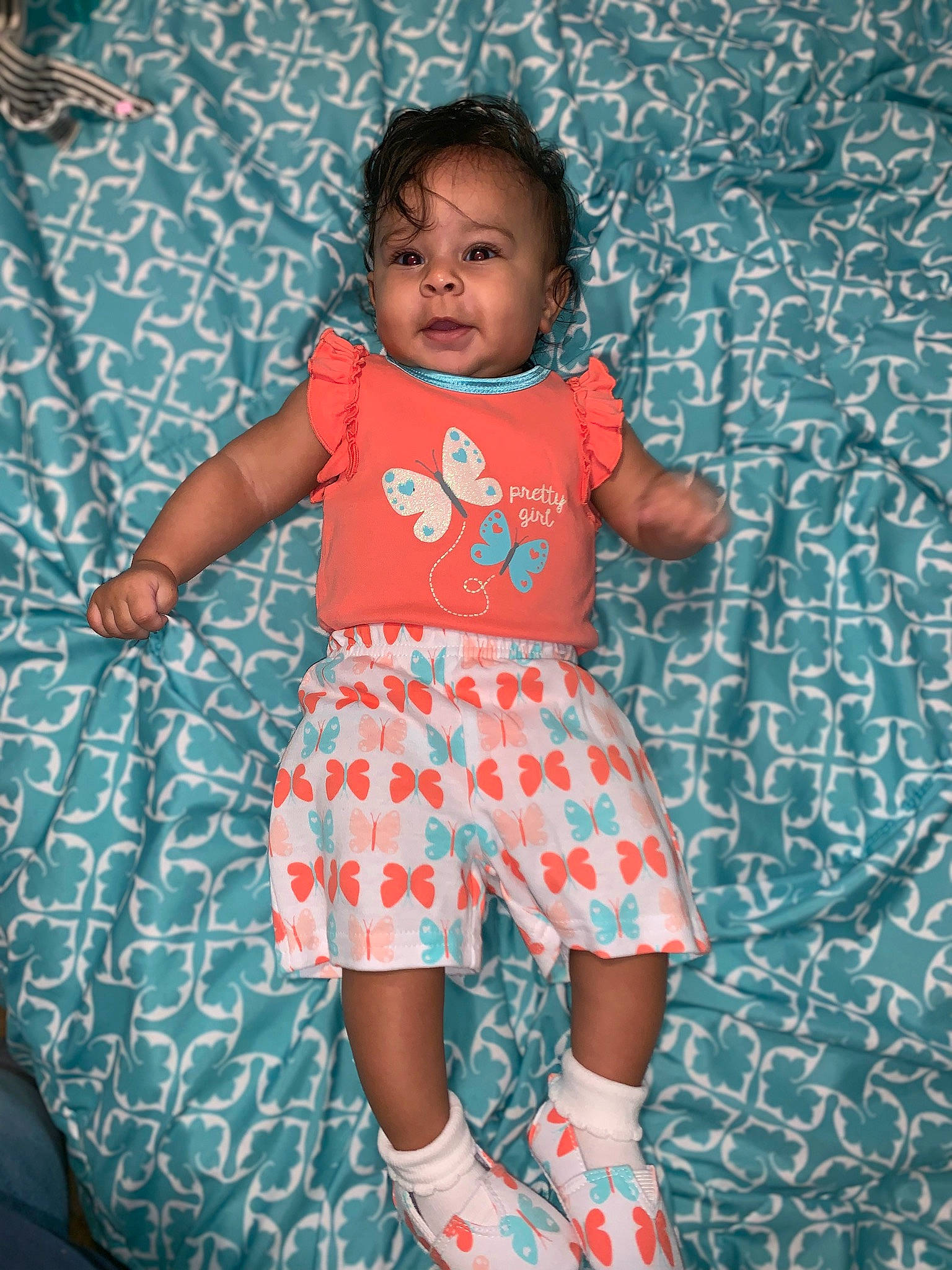 Kaegen joined the competition — help win amazing prizes! baby, baby_products, baby_toddler_clothing, blue, child, design, green, pattern, person, pink, product, skin, sleeve, smile, textile, toddler, turquoise
