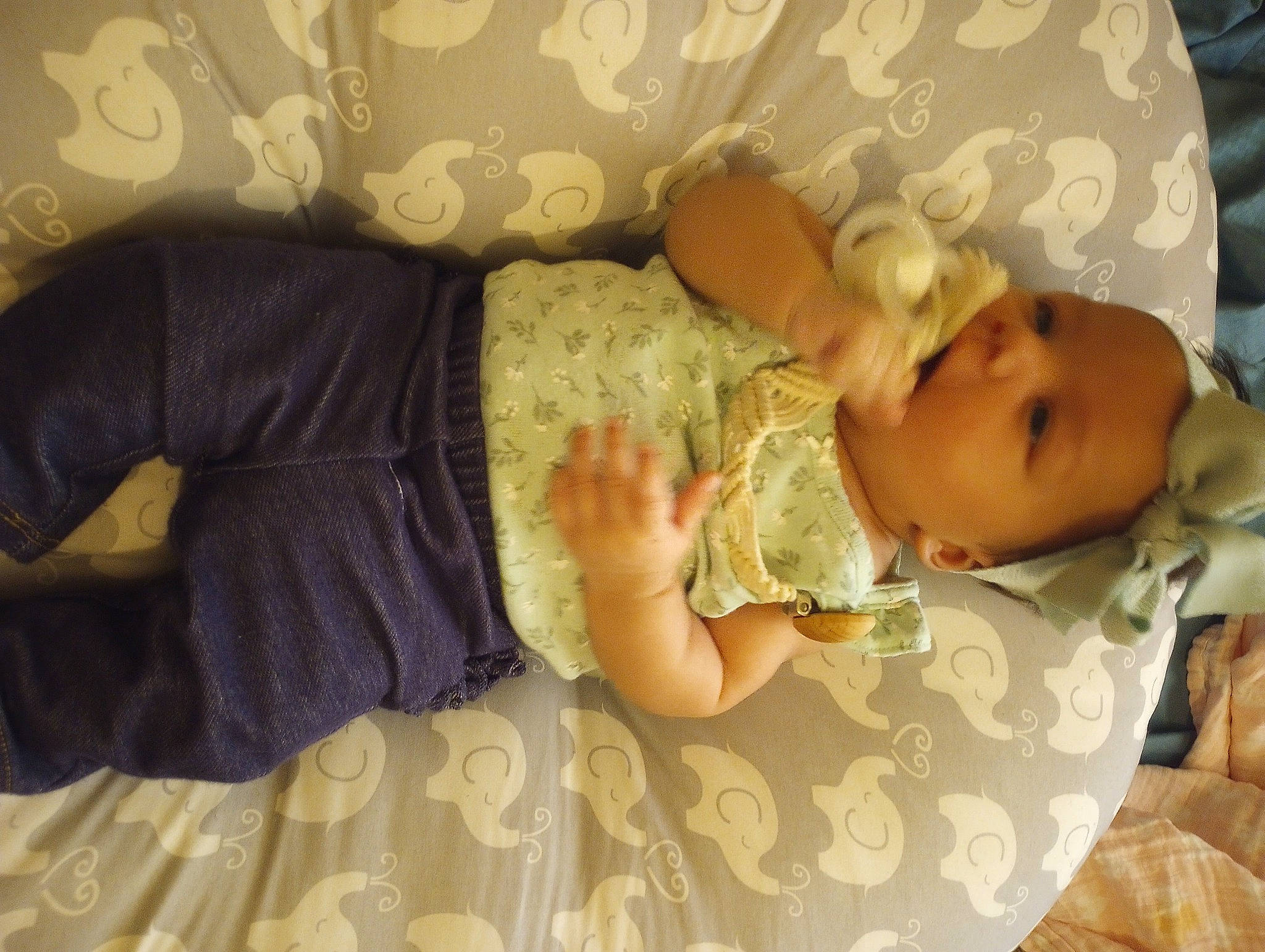 Lyrica joined the competition — help win amazing prizes! baby, baby_products, baby_sleeping, baby_toddler_clothing, bedtime, cheek, child, comfort, finger, hand, human_body, human_leg, linens, nap, pattern, person, skin, sleep, sleeve, toddler