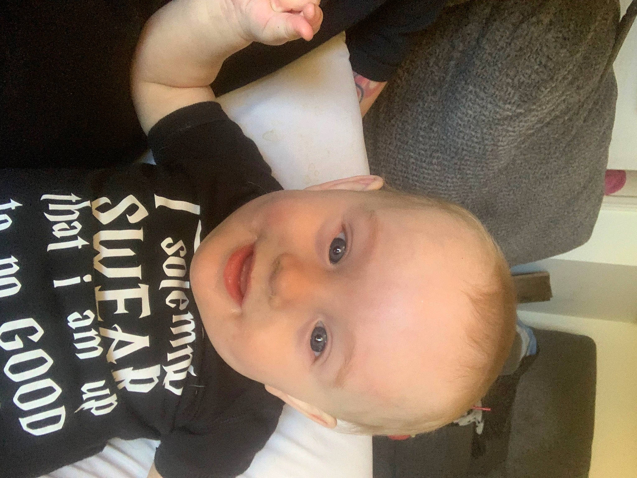 Jaxson joined the competition — help win amazing prizes! baby_toddler_clothing, black_hair, cheek, child, chin, elbow, eyebrow, eyelash, fashion_accessory, forehead, gesture, happy, hat, joy, lip, neck, nose, person, skin, smile