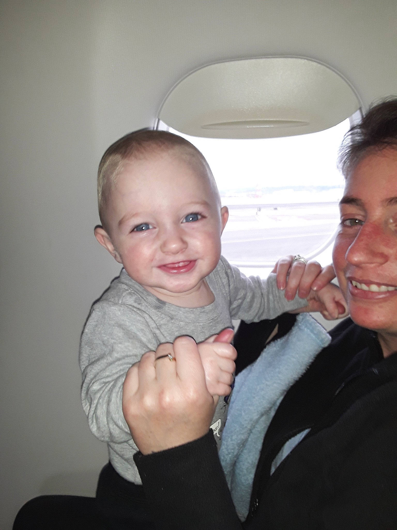 Dalton joined the competition — help win amazing prizes! arm, baby, cheek, child, face, father, finger, fun, gesture, hand, head, joint, joy, muscle, neck, people, person, shoulder, skin, smile