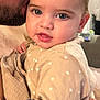 Cruz joined the competition — help win amazing prizes! baby, child, adult, kiss, pacifier, blanket, pajamas, star_pattern, blue_eyes, face, close_up, indoor, love, affection, holding, cute, person, skin, hand, beard