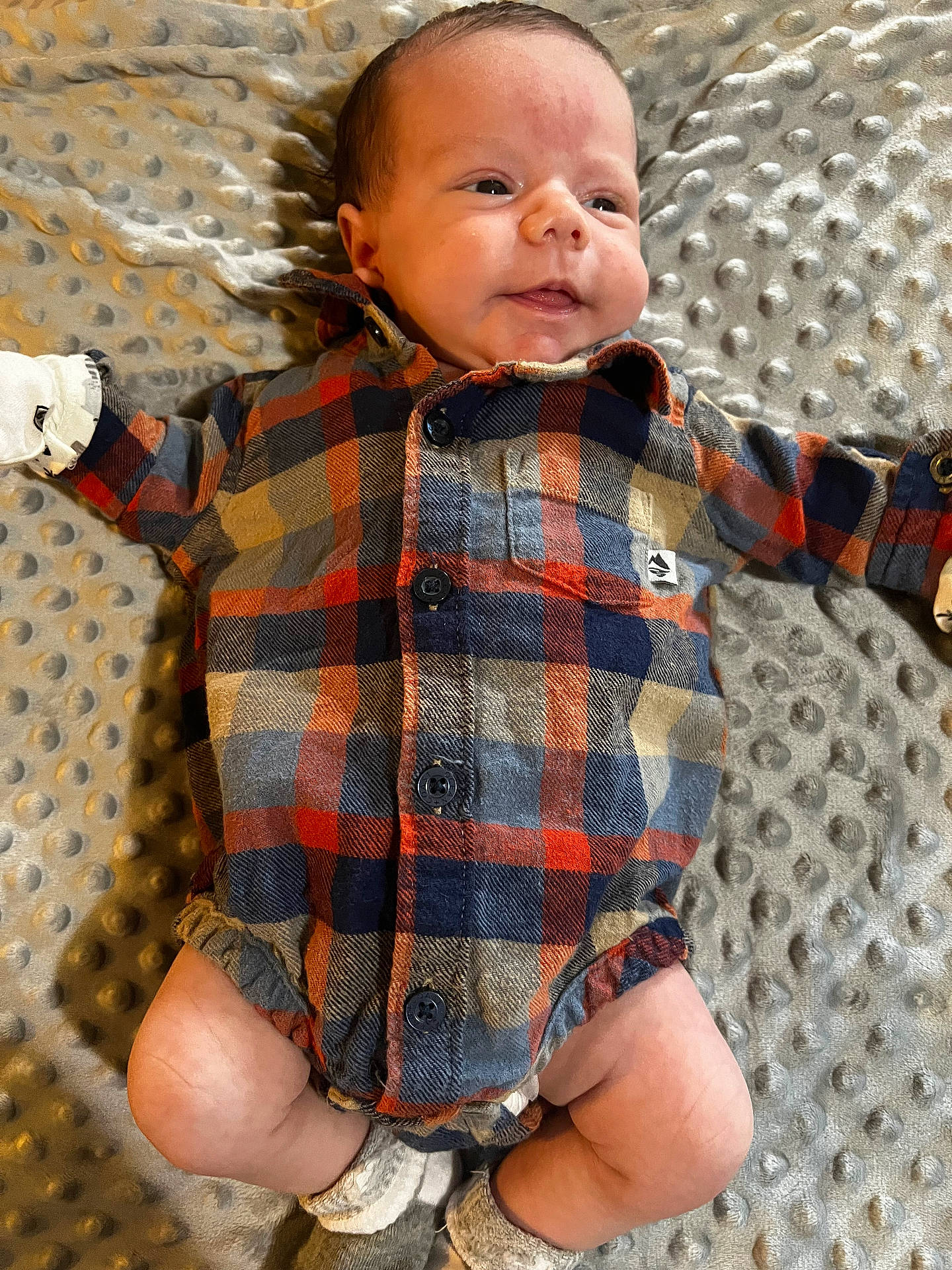 Kayden is registered to the contest to win money with this photo: baby, blanket, bodypart, clothing, coat, couch, cushion, face, finger, furniture, hand, head, homedecor, newborn, pants, person, photography, portrait, shirt, shorts