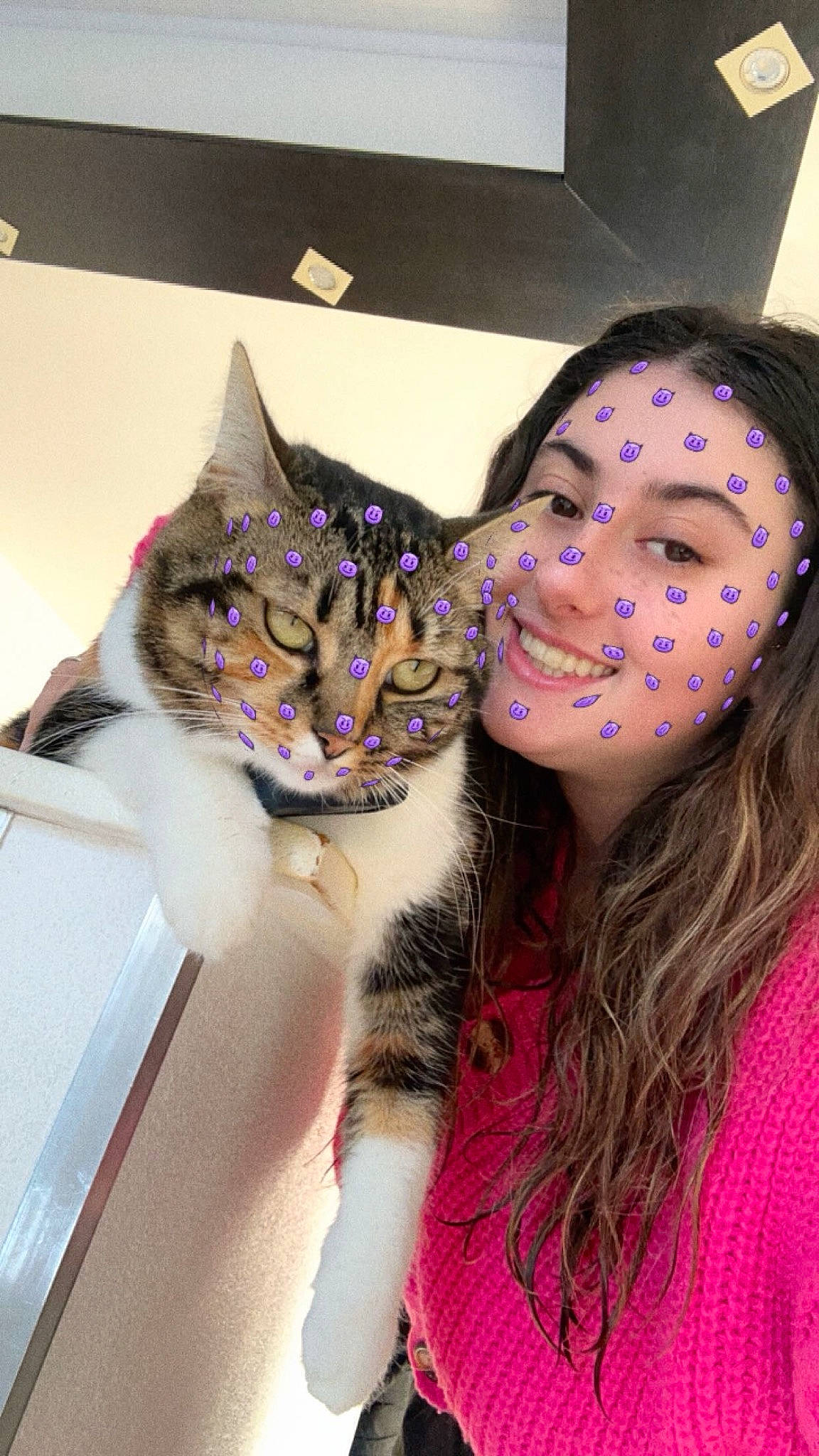 Savannah participe au concours pour gagner de l'argent avec cette photo : cap, carnivore, cat, domestic_short_haired_cat, ear, event, eyewear, fashion_accessory, fawn, felidae, fun, fur, gesture, nail, neck, pattern, small_to_medium_sized_cats, t_shirt, visual_arts, whiskers