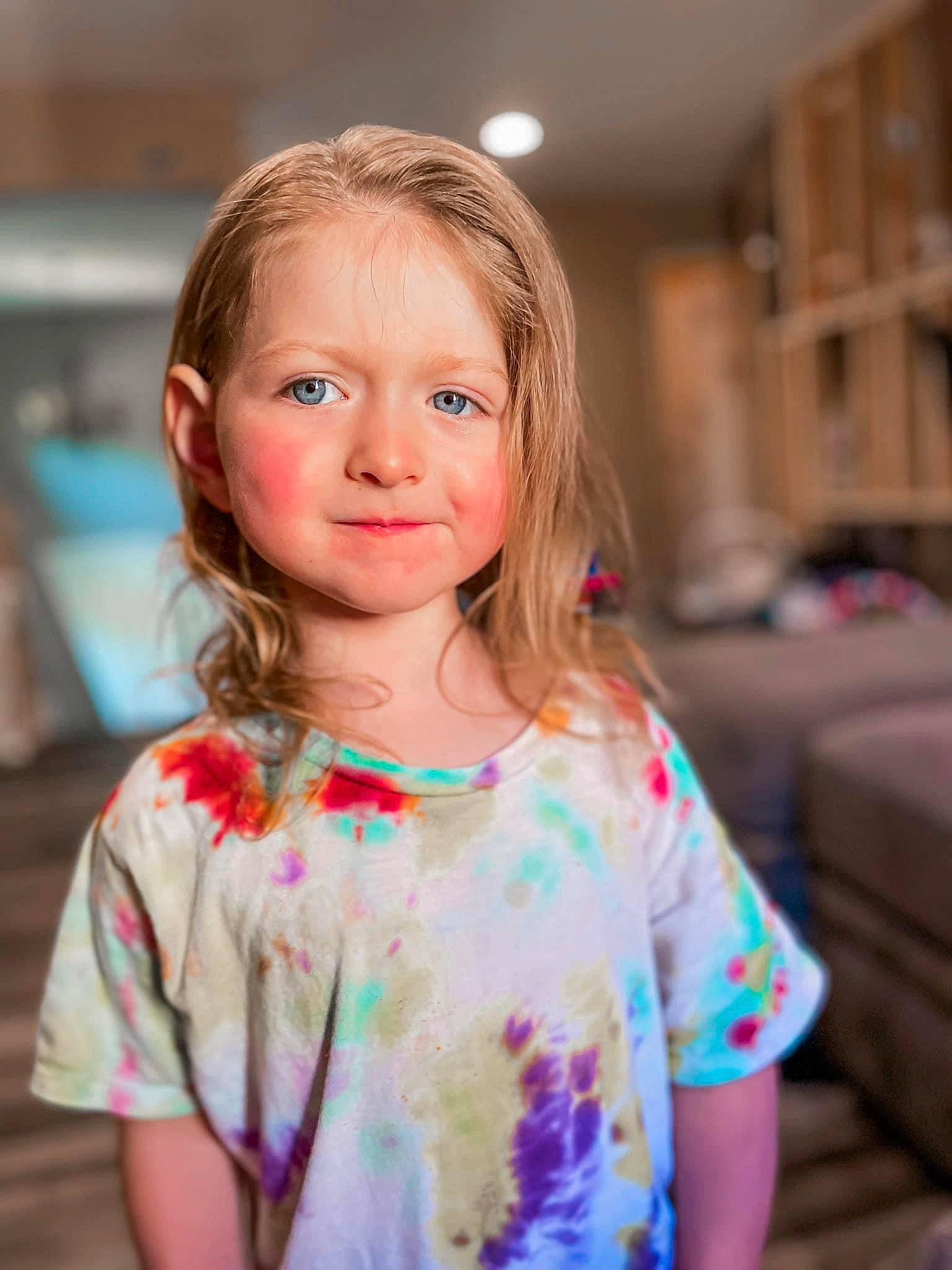 Elaina is registered to the contest to win money with this photo: beauty, blond, brown_hair, cheek, child, chin, event, eye, face, flash_photography, fun, happy, iris, leisure, person, room, skin, sleeve, smile, t_shirt