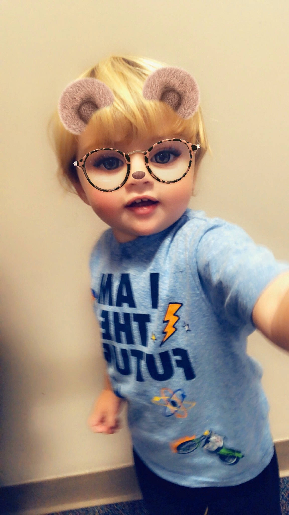 Blake joined the competition — help win amazing prizes! blond, blue, cheek, child, cool, eye, eyewear, face, forehead, fun, glasses, hair, hairstyle, head, lip, nose, person, skin, toddler, vision_care