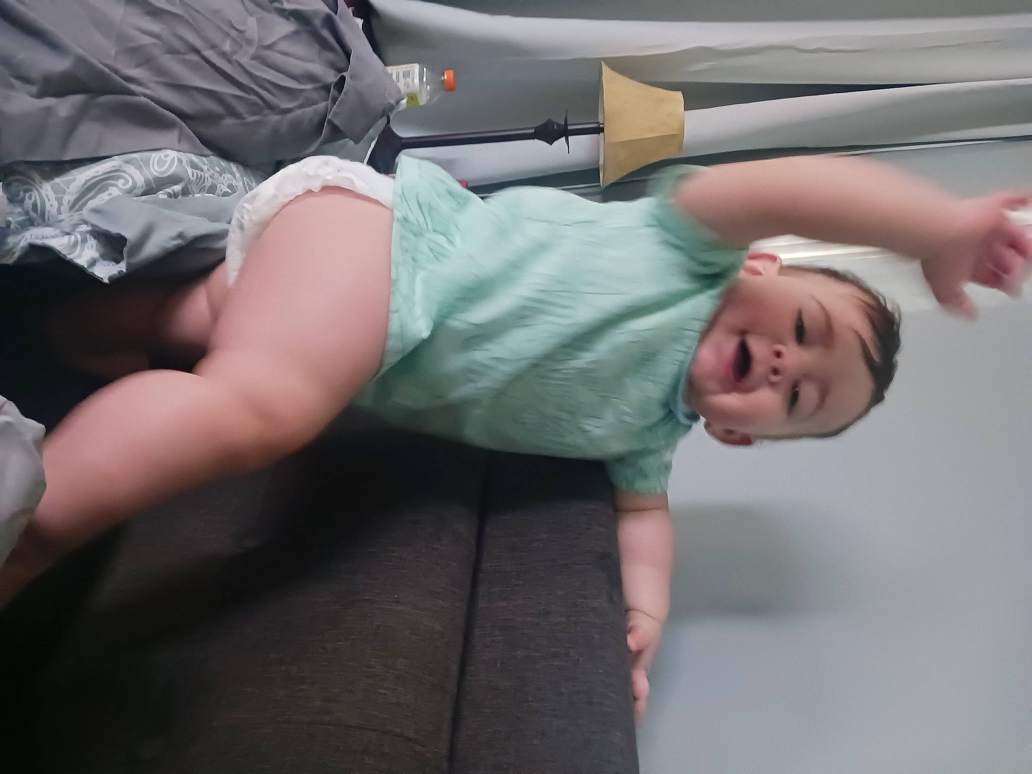 Calvin joined the competition — help win amazing prizes! abdomen, baby, baby_products, baby_toddler_clothing, chest, child, comfort, elbow, flooring, fun, gesture, human_leg, joint, knee, person, shorts, sitting, t_shirt, thigh, toddler