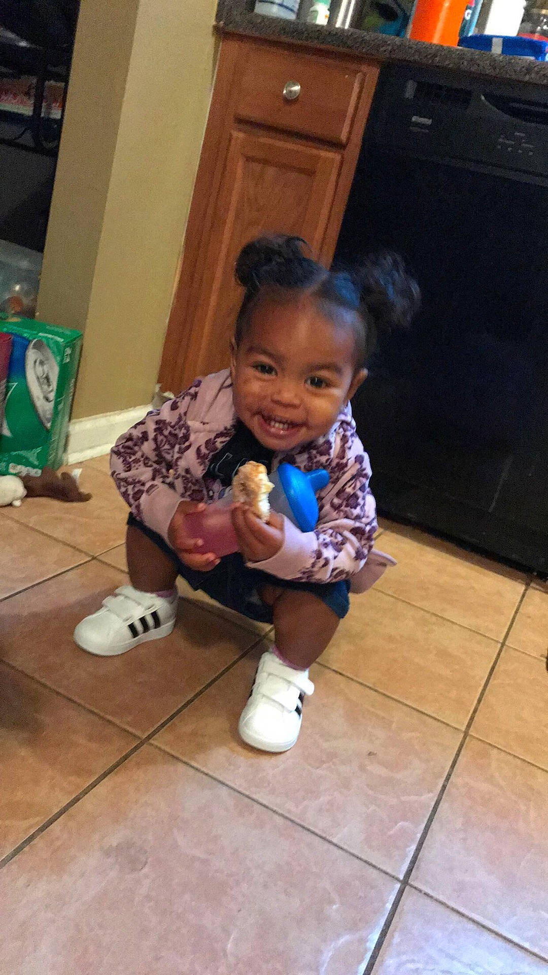 Iyanna joined the competition — help win amazing prizes! child, day, floor, flooring, fun, girl, joy, person, play, product, recreation, toddler