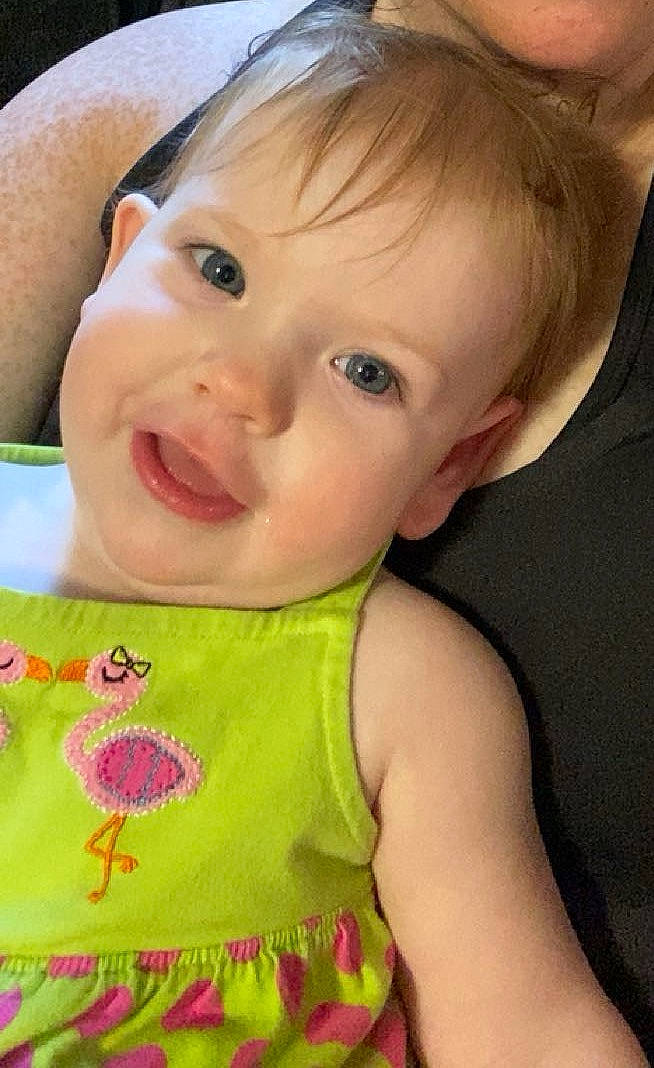 Katana joined the competition — help win amazing prizes! baby_toddler_clothing, cheek, chin, ear, eye, eyebrow, eyelash, face, facial_expression, hair, happy, human, iris, lip, mouth, neck, nose, person, skin, sleeve