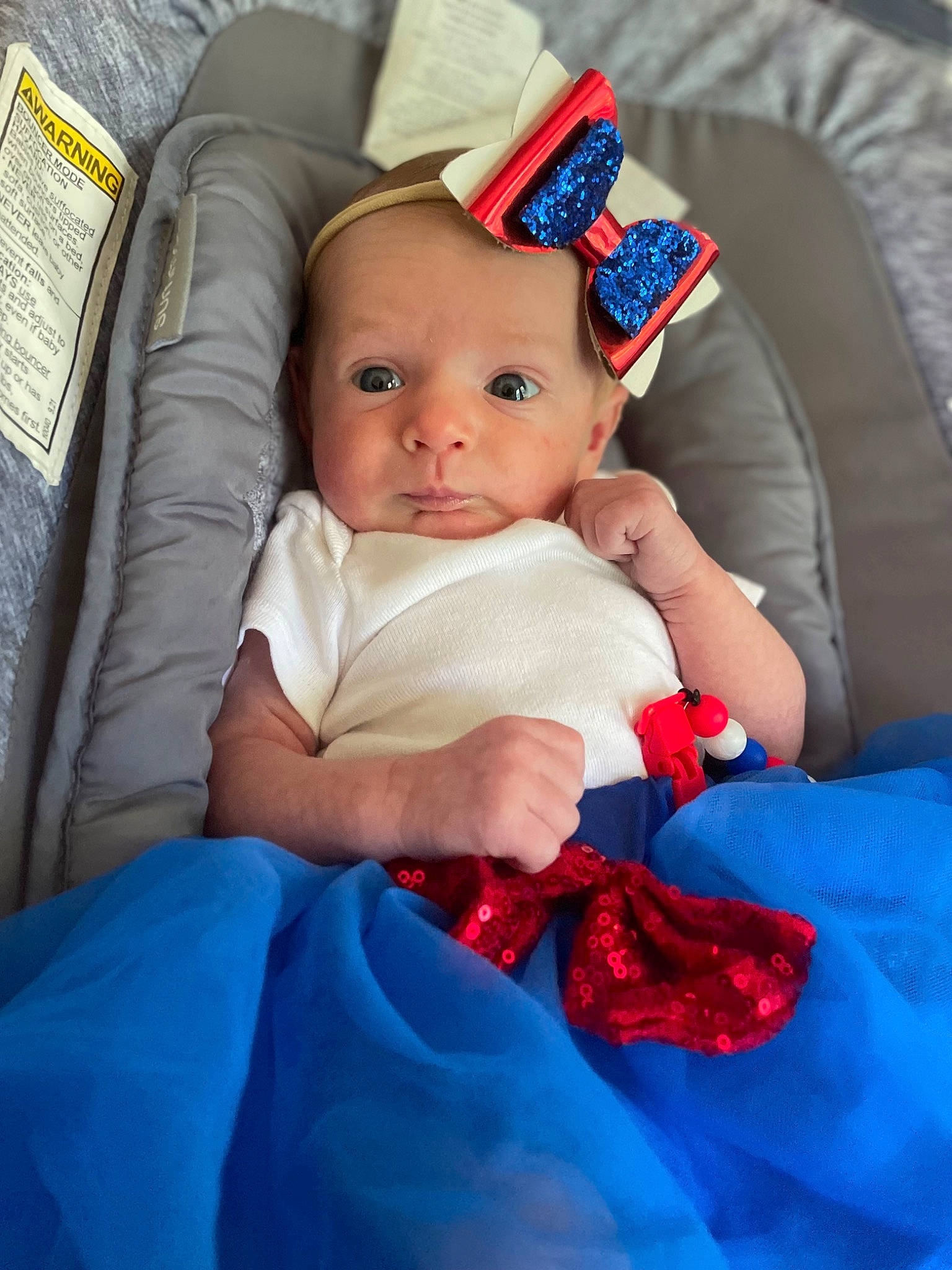 Dalila is registered to the contest to win money with this photo: azure, baby, baby_products, baby_safety, baby_toddler_clothing, child, comfort, costume_hat, electric_blue, fun, happy, lap, linens, person, sitting, sleeve, toddler