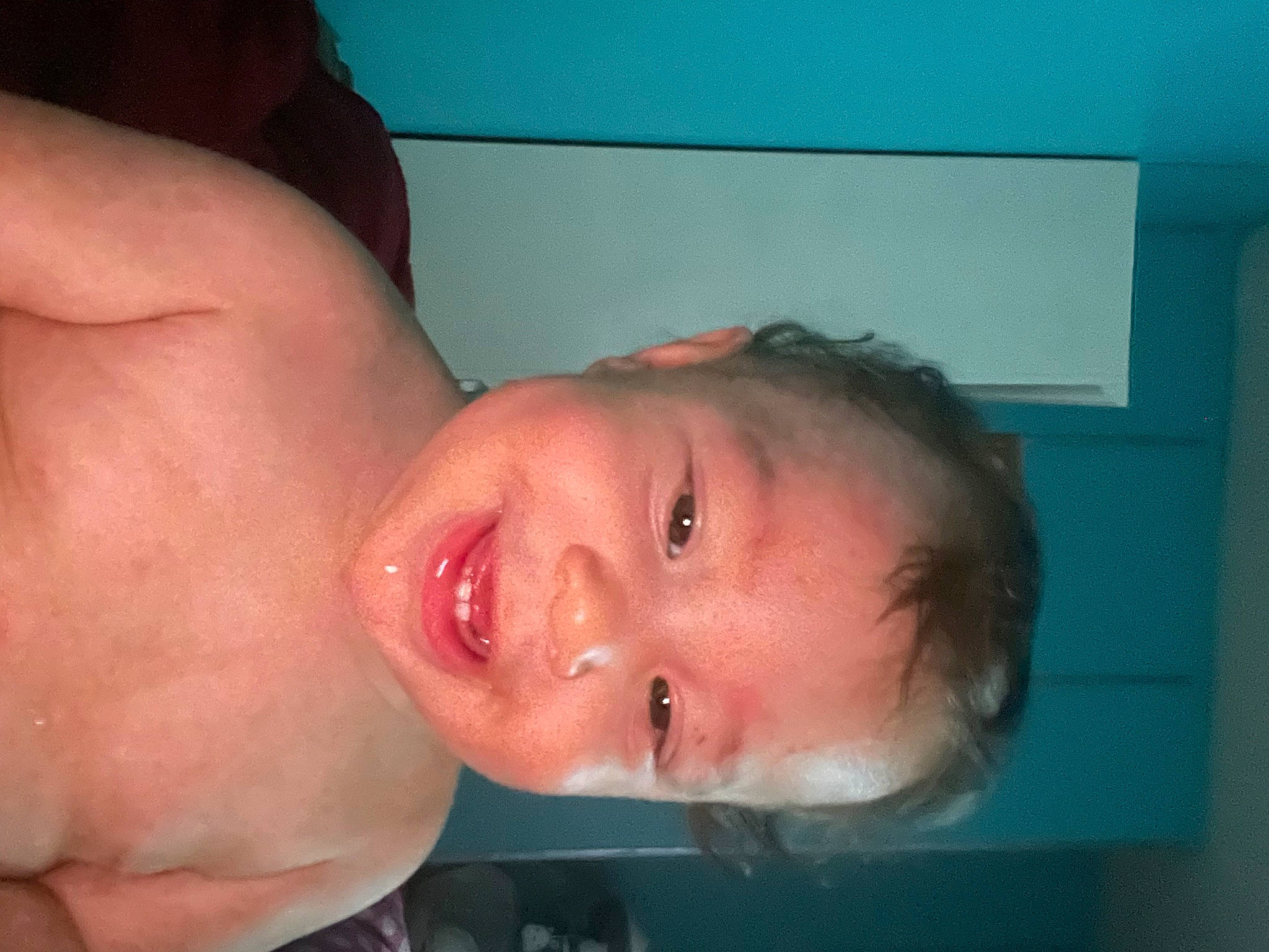 Jasiah joined the competition — help win amazing prizes! abdomen, baby, bathing, cheek, chest, ear, eyelash, gesture, happy, human_body, iris, jaw, joy, lip, mouth, nose, person, shoulder, smile, toddler