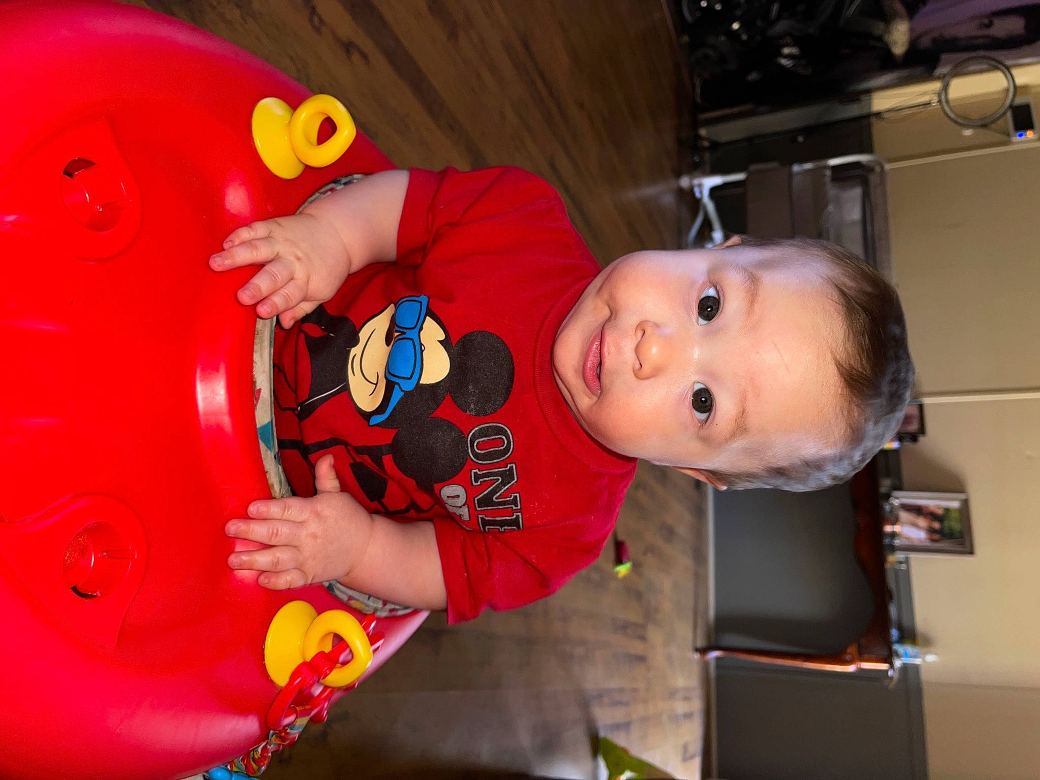 Jasiah is registered to the contest to win money with this photo: baby, baby_products, baby_toddler_clothing, baby_toys, child, event, fun, gas, hat, home_appliance, kitchen_appliance, party_supply, person, plastic, play, smile, toddler, toy