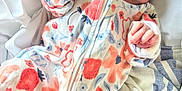 Paisley is registered to the contest to win money with this photo: newborn, baby, sleeping, onesie, floral_pattern, blanket, soft, infant, peaceful, hand, face, cute, cozy, child, portrait, resting, indoors, clothing, toddler, bed