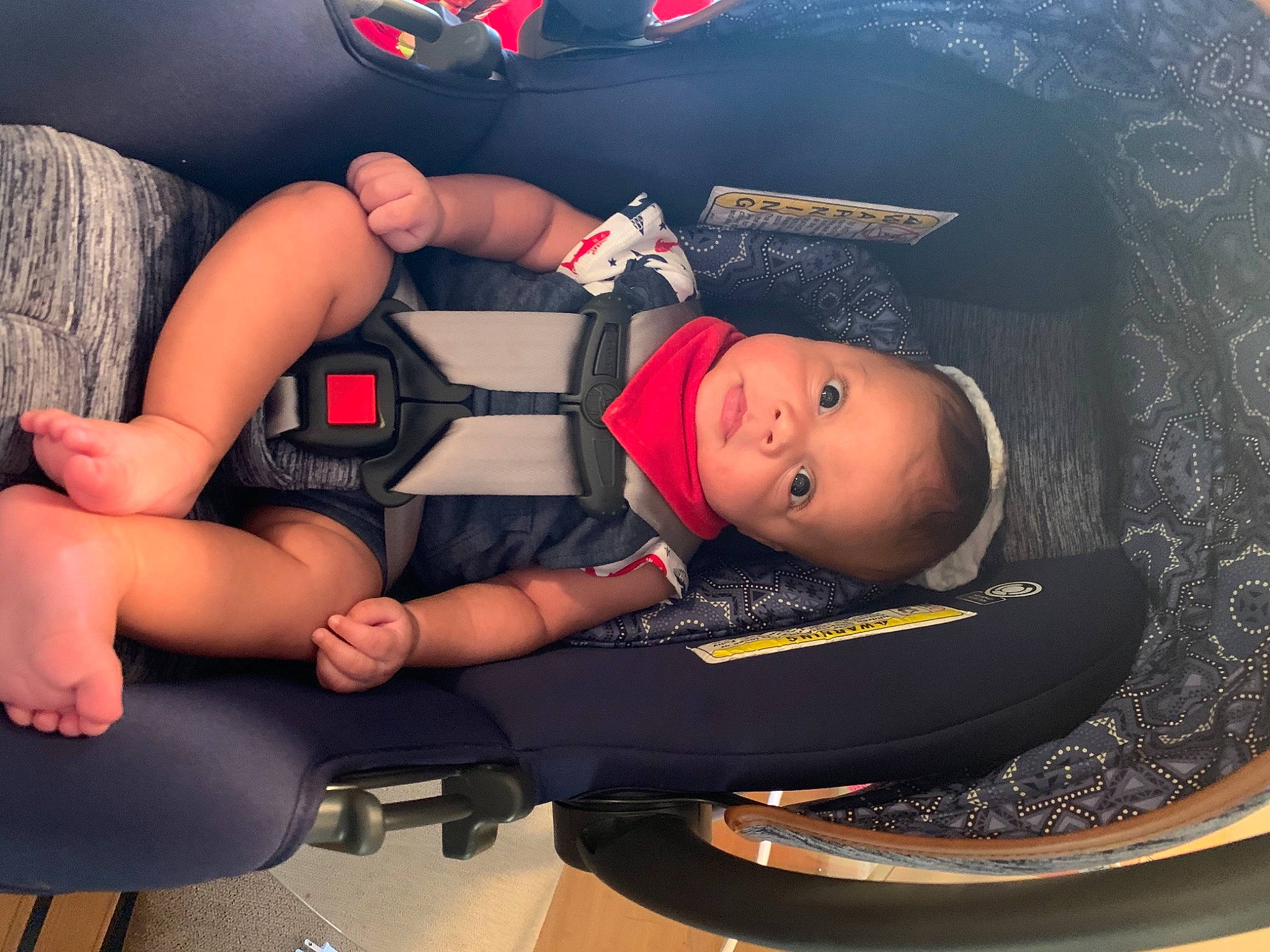 Jaeden joined the competition — help win amazing prizes! arm, automotive_design, automotive_tire, baby, baby_carriage, black_hair, child, comfort, flash_photography, fun, hand, hat, human_body, leg, mouth, organ, person, product, thigh, toddler