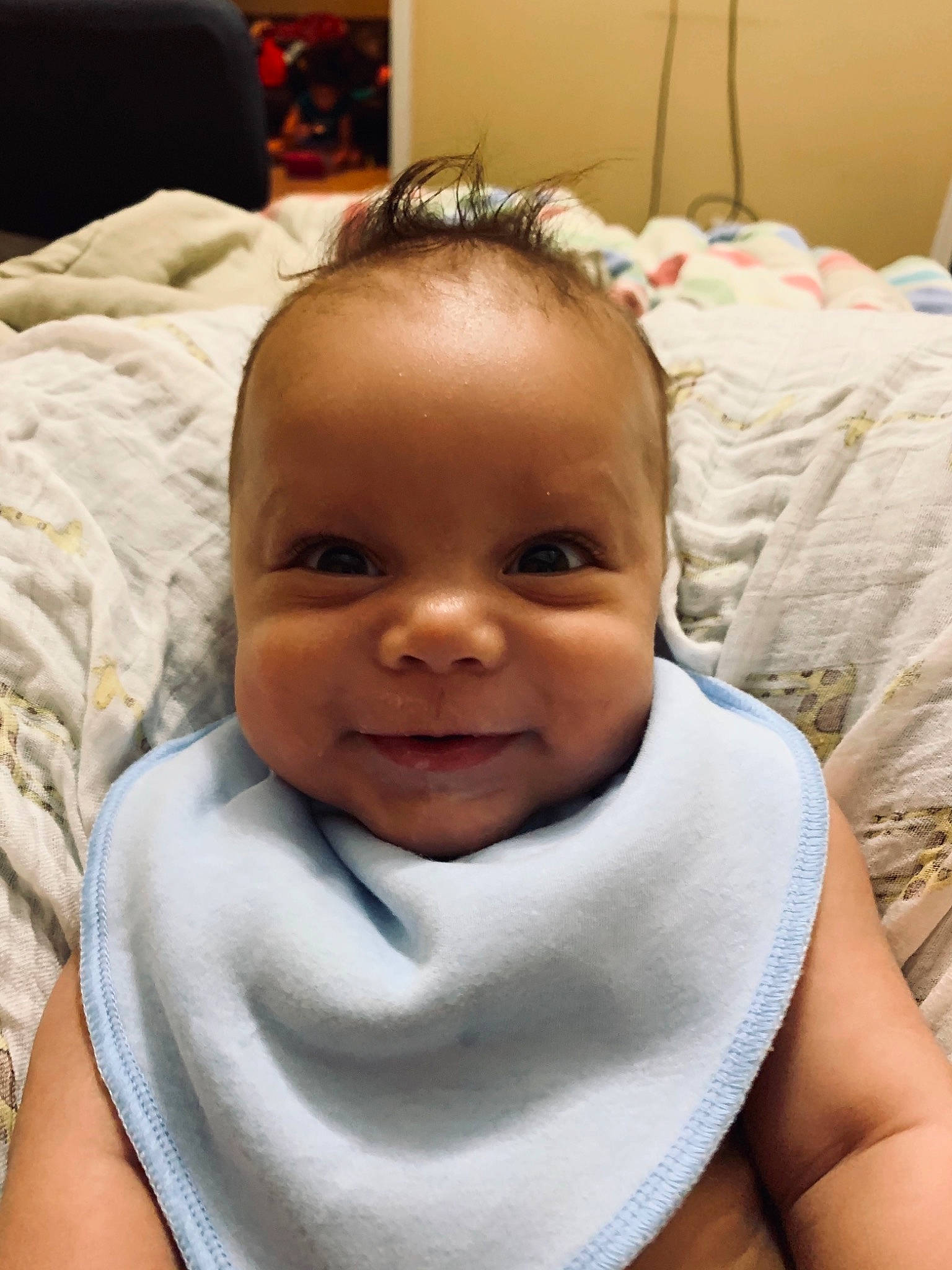 Jaeden joined the competition — help win amazing prizes! baby, baby_toddler_clothing, cheek, chin, comfort, ear, eyebrow, eyelash, forehead, happy, iris, joy, lip, mouth, neck, nose, person, skin, sleeve, smile