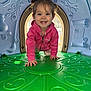 architecture, baby, babycrawling, building, clothing, coat, crawling, face, head, indoors, interiordesign, outdoorplayarea, outdoors, pants, person, photography, playarea, portrait, purple, shelter