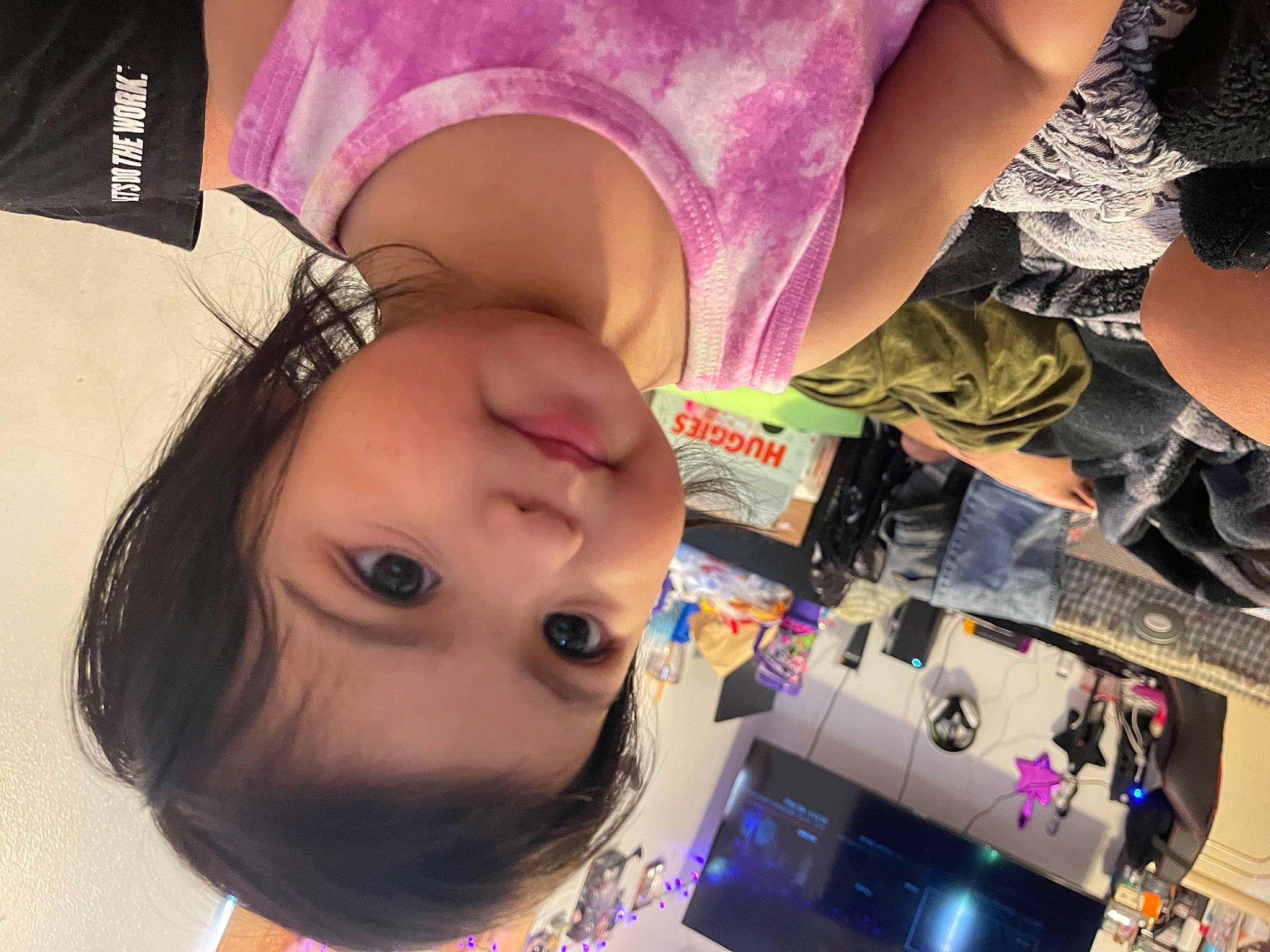 Lilith is registered to the contest to win money with this photo: bangs, black_hair, cool, eyelash, eyewear, fashion, fun, hairstyle, happy, headgear, lip, magenta, mouth, neck, person, pink, plant, product, purple, skin