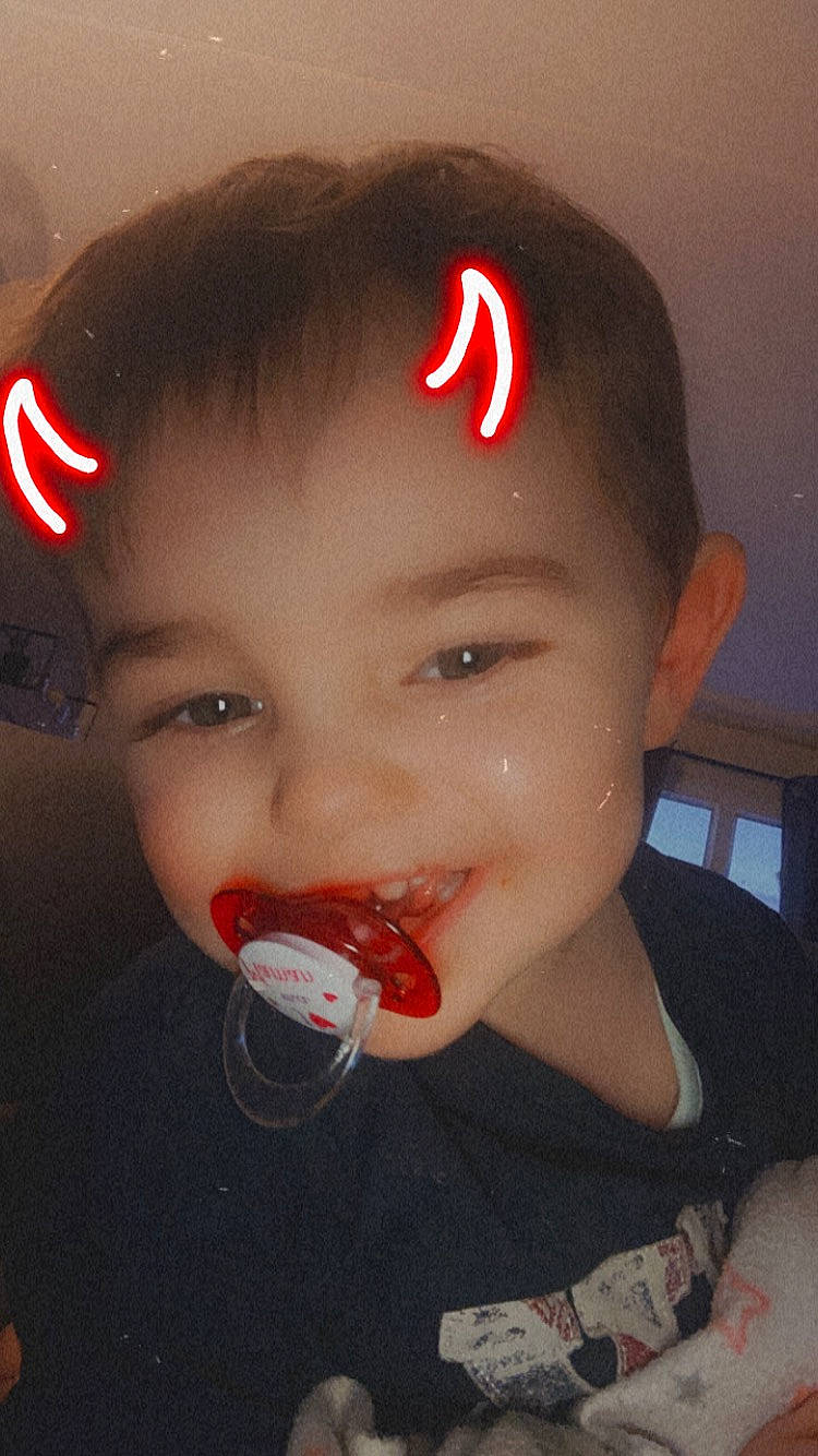 Emiliano participe au concours pour gagner de l'argent avec cette photo : baby, carmine, cheek, child, chin, ear, eyebrow, eyelash, fun, happy, jaw, joy, lip, lipstick, mouth, neck, nose, person, red, skin