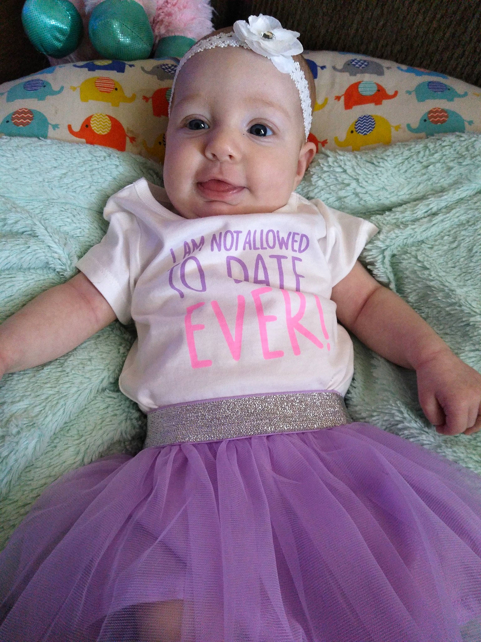 Annaliese joined the competition — help win amazing prizes! baby, baby_products, baby_toddler_clothing, child, clothing, costume, dress, hair_accessory, lavender, lilac, person, pink, product, purple, toddler