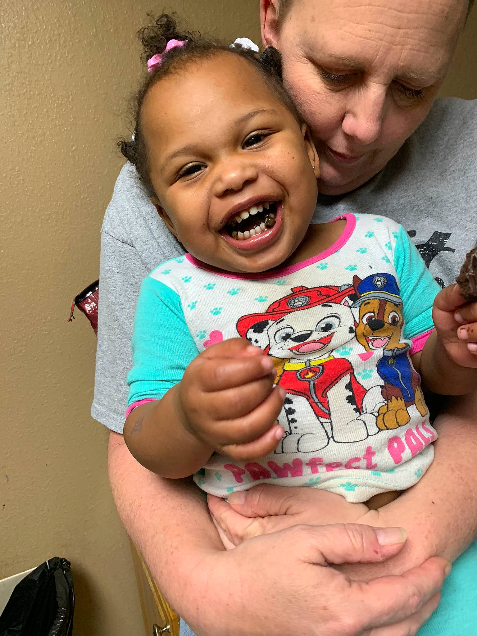 Kynzlee is registered to the contest to win money with this photo: baby, cheek, child, daughter, father, finger, fun, happy, joy, mother, people, person, play, smile, toddler