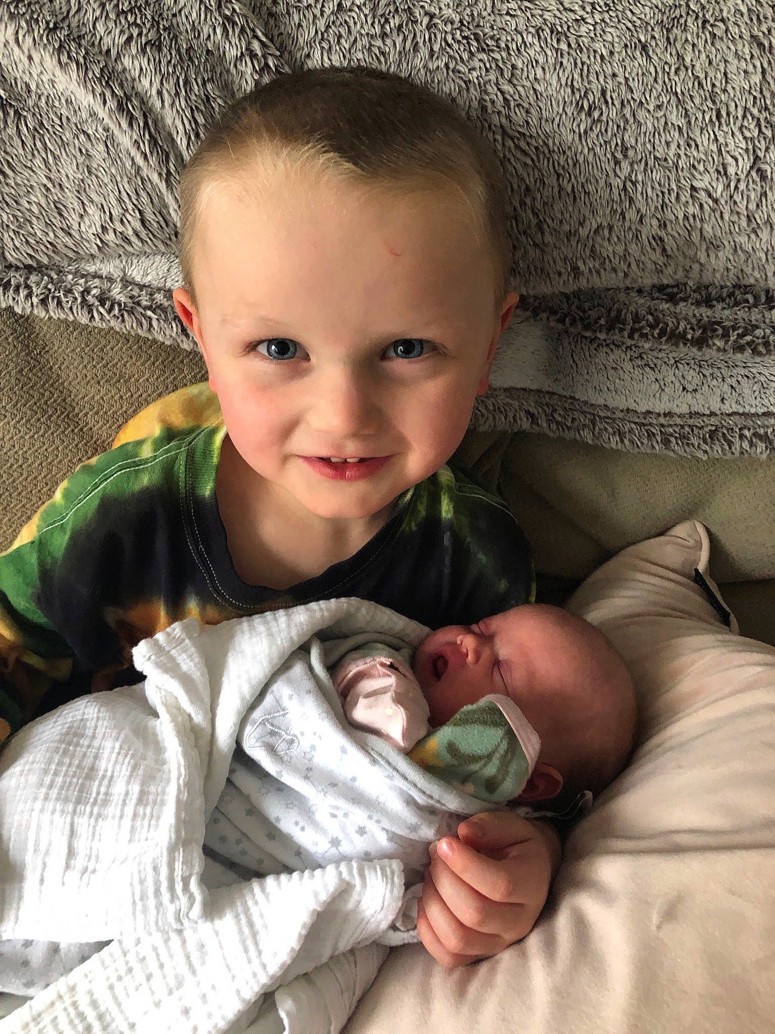 Mason joined the competition — help win amazing prizes! baby, baby_toddler_clothing, cheek, child, chin, comfort, couch, eye, facial_expression, finger, hand, happy, head, iris, joy, nose, organ, person, skin, sleeve