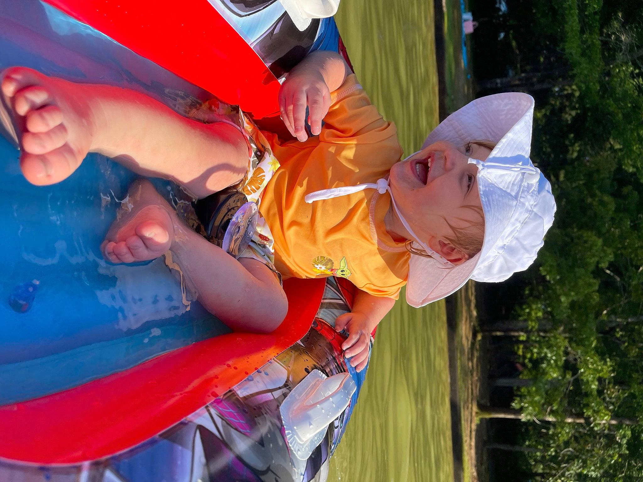 Matthew joined the competition — help win amazing prizes! child, electric_blue, event, fun, gesture, grass, happy, hat, headwear, leisure, person, recreation, t_shirt, tree, water