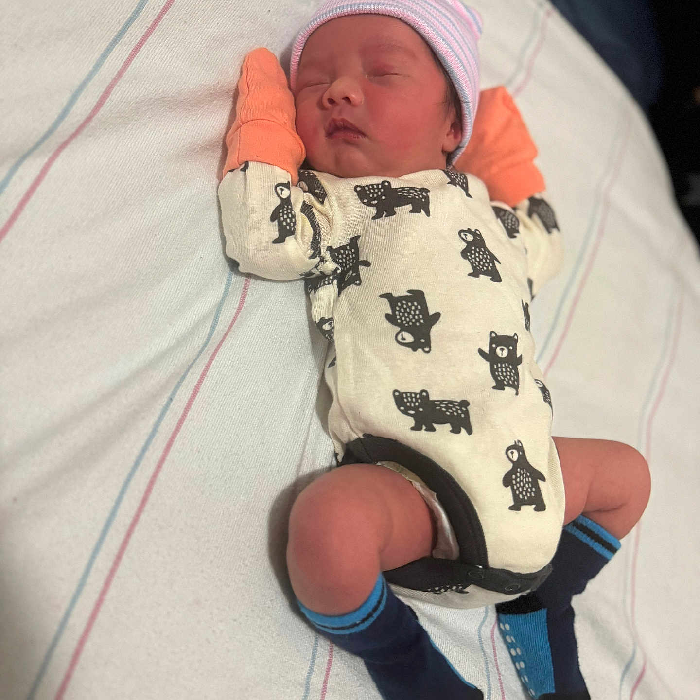 Abdulbari is registered to the contest to win money with this photo: baby, bed, blanket, clothing, cushion, face, footwear, furniture, glove, hat, head, homedecor, hosiery, newborn, person, photography, portrait, shoe, sleeping, sock