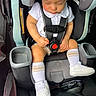 Angel joined the competition — help win amazing prizes! baby, child, car_seat, sleeping, white_shirt, socks, sneakers, hat, seatbelt, safety, car_interior, infant, cute, peaceful, closed_eyes, small_hands, fastener, resting, toddler, car