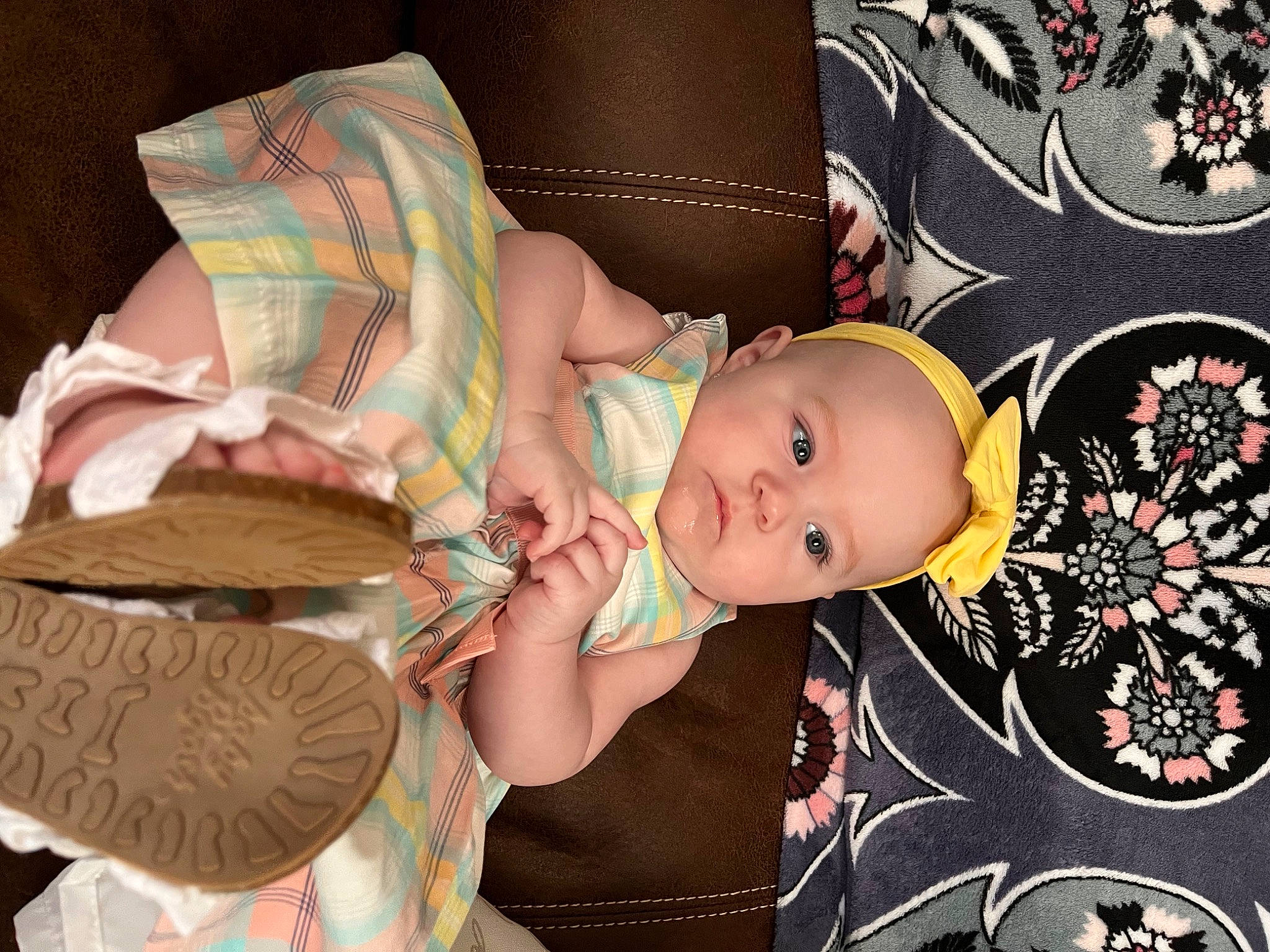 Kenleigh joined the competition — help win amazing prizes! automotive_wheel_system, baby, baby_products, baby_toddler_clothing, beauty, cheek, child, circle, costume_hat, dress, fashion_accessory, hat, headgear, organ, pattern, person, pink, room, sun_hat, textile