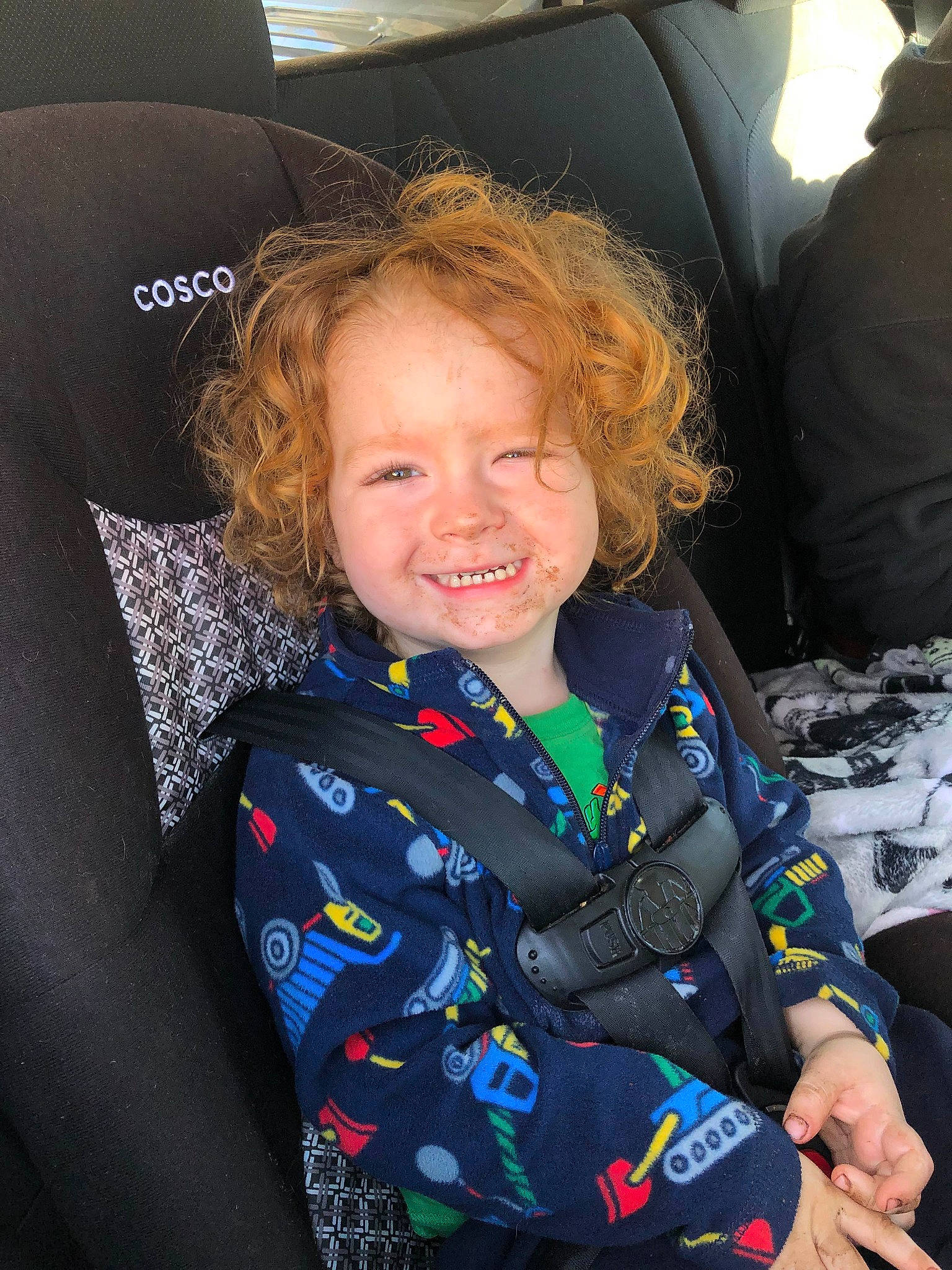Elijah joined the competition — help win amazing prizes! auto_part, automotive_design, beauty, blond, car_seat, child, cool, electric_blue, family_car, fun, hairstyle, happy, head, joy, luxury_vehicle, motor_vehicle, person, sitting, sleeve, smile