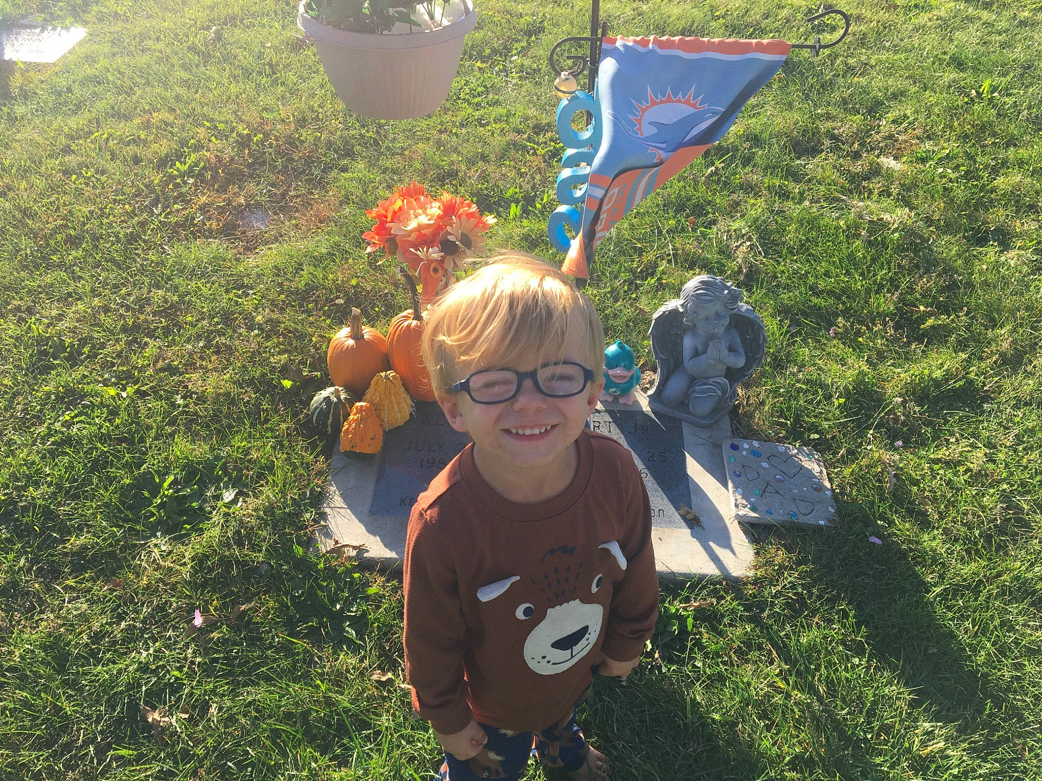Finley joined the competition — help win amazing prizes! balloon, eyewear, flag, fun, grass, grass_family, grassland, happy, joy, lawn, leaf, leisure, light, meadow, people_in_nature, person, plant, recreation, smile, sunglasses