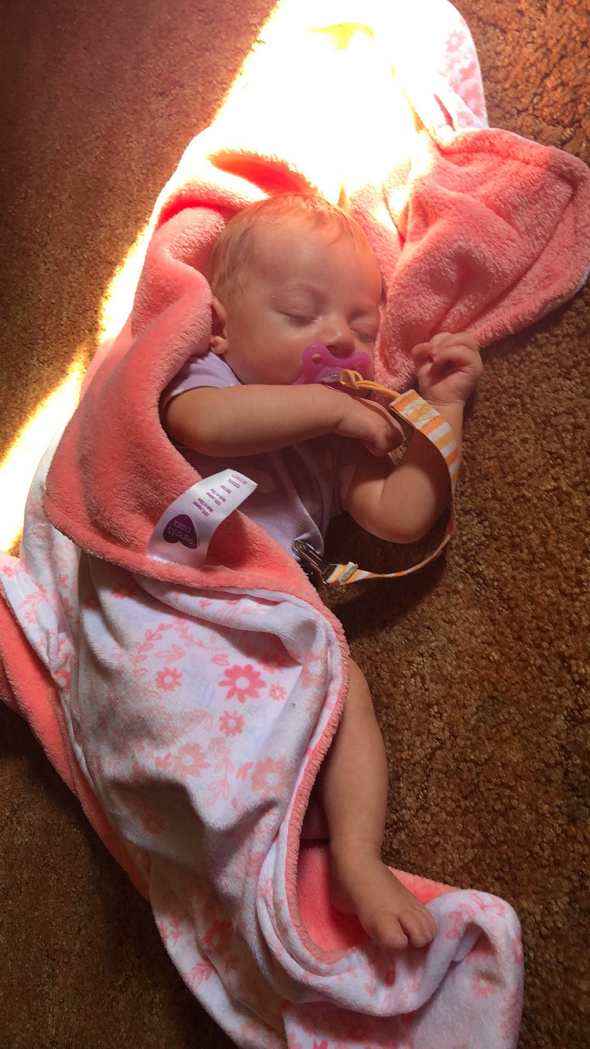 Marianna joined the competition — help win amazing prizes! baby, baby_toddler_clothing, carmine, cheek, child, chin, comfort, finger, fun, happy, lap, linens, mouth, nose, person, pink, sitting, skin, sleeve, thumb