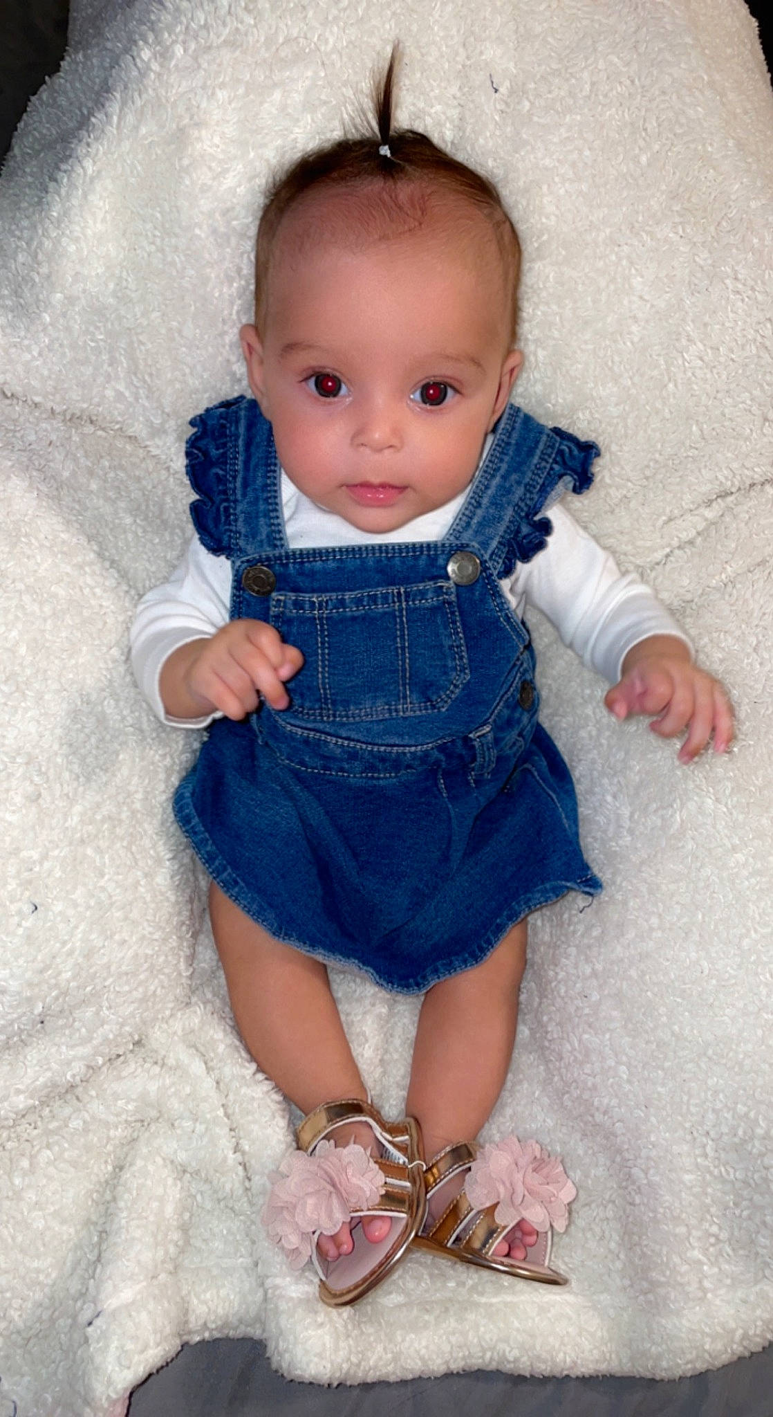 Avani joined the competition — help win amazing prizes! arm, azure, baby_toddler_clothing, blue, cheek, child, doll, electric_blue, eye, eyelash, hand, iris, joint, pattern, person, pink, purple, skin, sleeve, toy