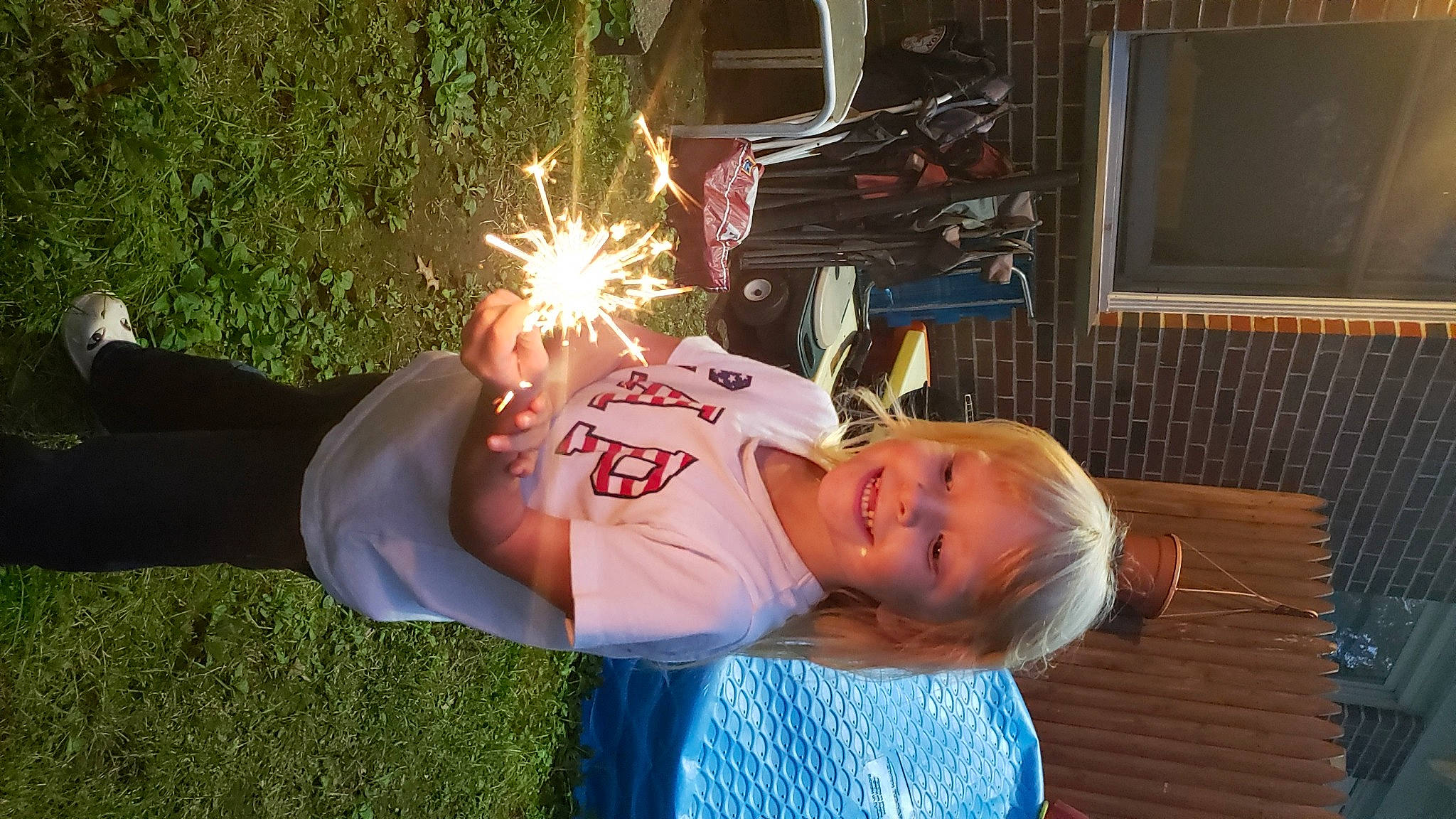 Kinzleigh joined the competition — help win amazing prizes! birthday, child, diwali, event, fire, fireworks, fun, grass, happy, heat, holiday, home_appliance, joy, leisure, party_supply, person, recreation, smile, t_shirt, television