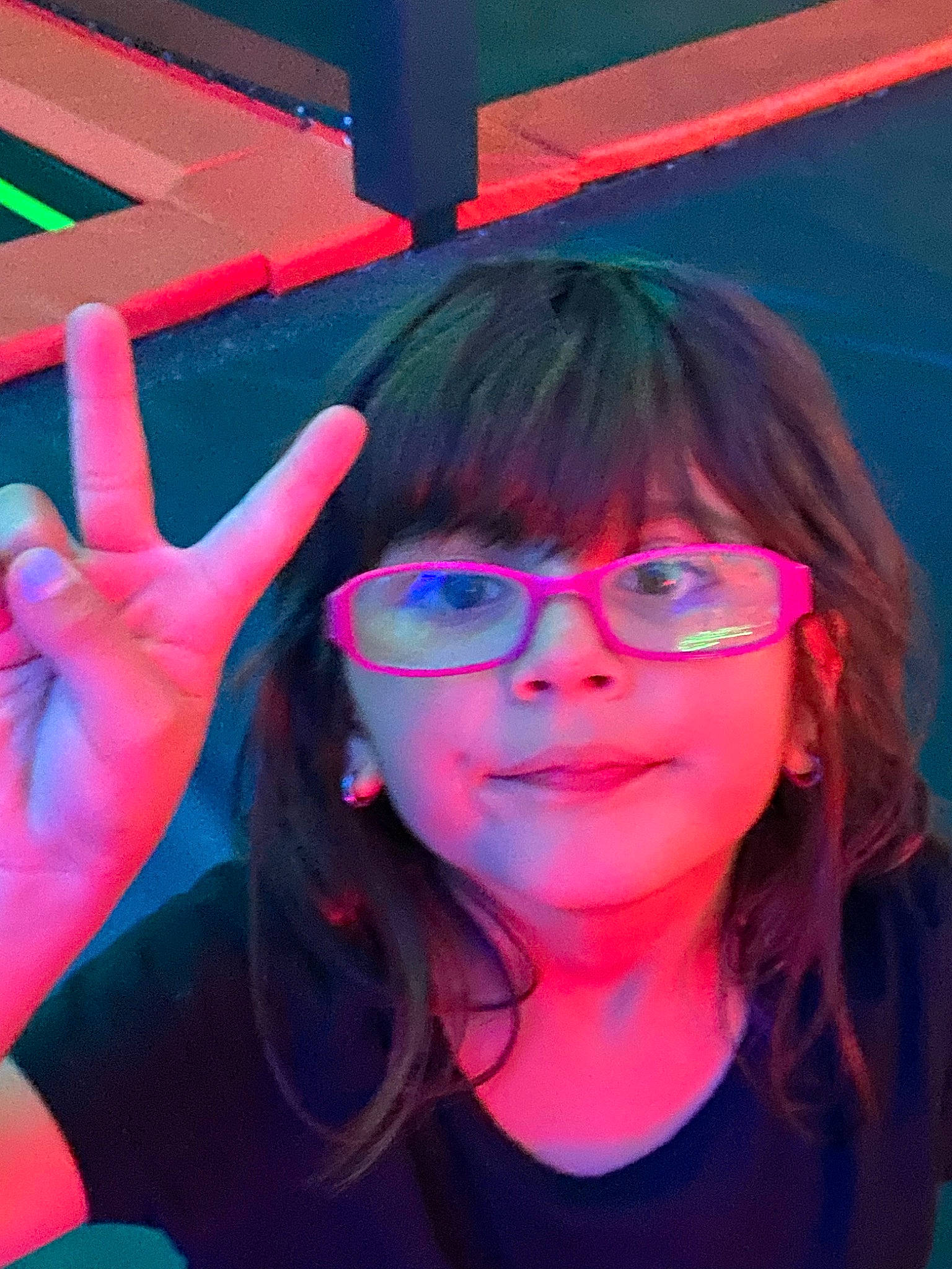 Kaedance joined the competition — help win amazing prizes! cool, eyewear, face, facial_expression, finger, flash_photography, gesture, glasses, happy, leisure, lighting, lip, magenta, mouth, person, photograph, pink, purple, smile, violet