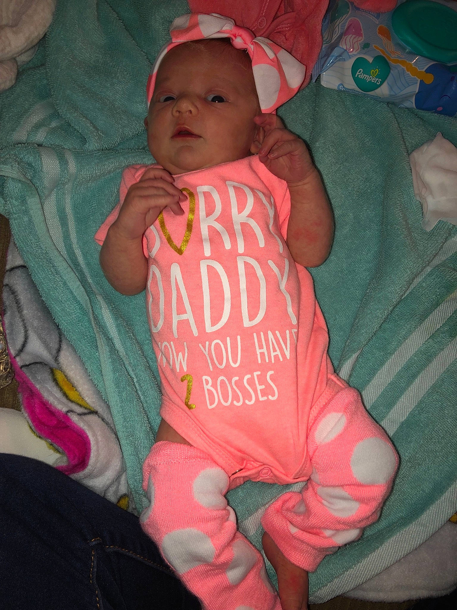 Teigan is registered to the contest to win money with this photo: baby, baby_toddler_clothing, cheek, child, person, pink, skin, toddler