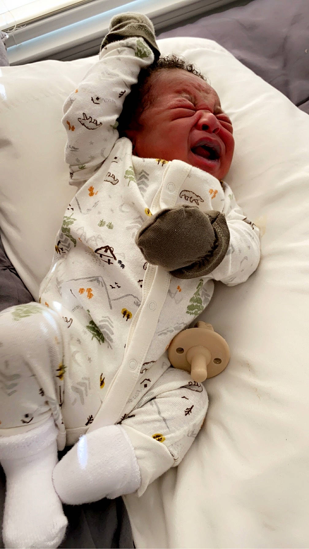 Kaidyn is registered to the contest to win money with this photo: baby, baby_products, baby_safety, baby_sleeping, baby_toddler_clothing, bedtime, blazer, button, child, collar, comfort, dress_shirt, formal_wear, gesture, linens, person, sleeve, suit, toddler, uniform