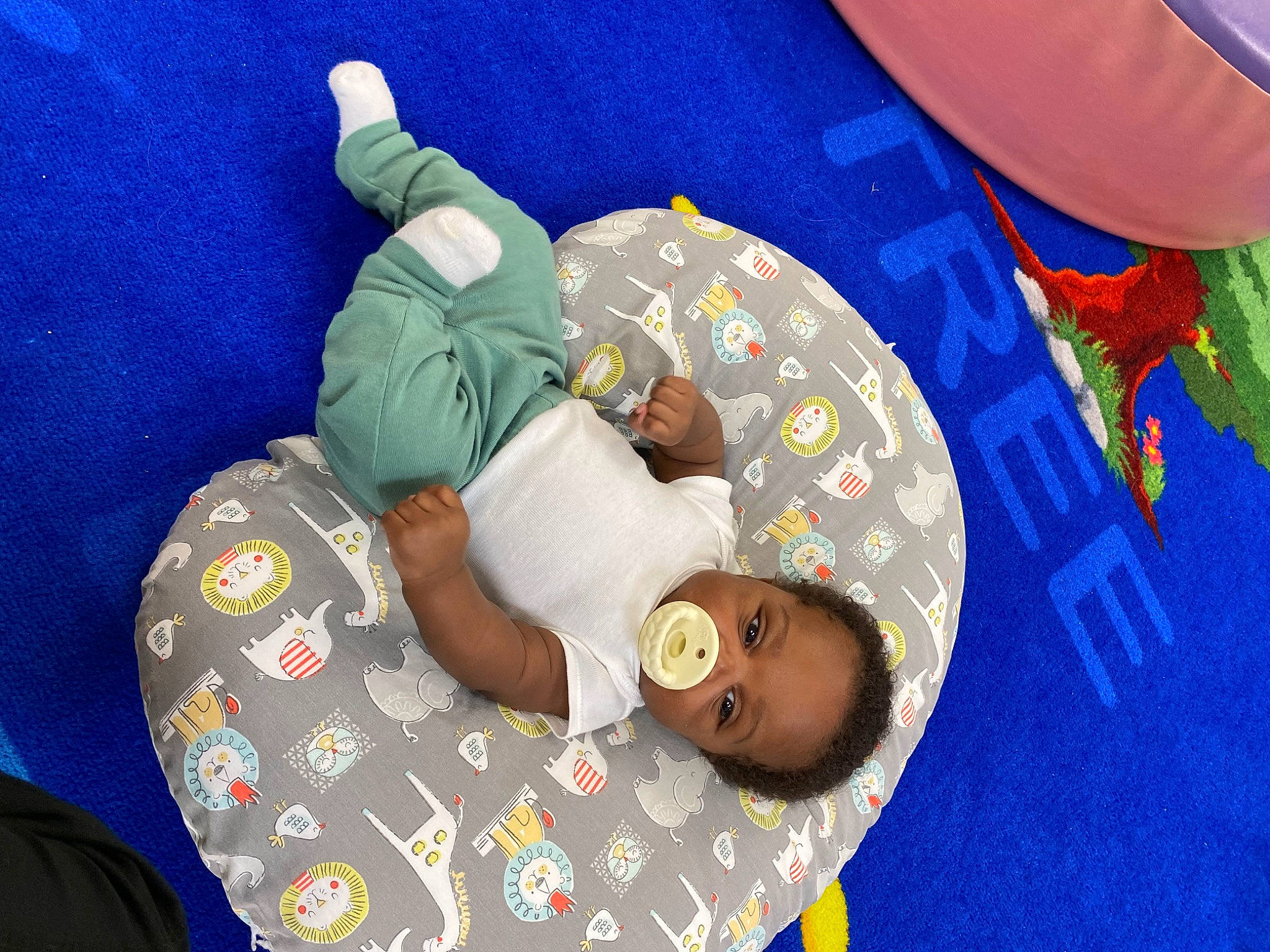 Kaidyn is registered to the contest to win money with this photo: art, baby, baby_products, baby_sleeping, bed, bedding, bedtime, child, circle, comfort, fun, health_care, leisure, linens, medical, nap, pattern, person, room, service