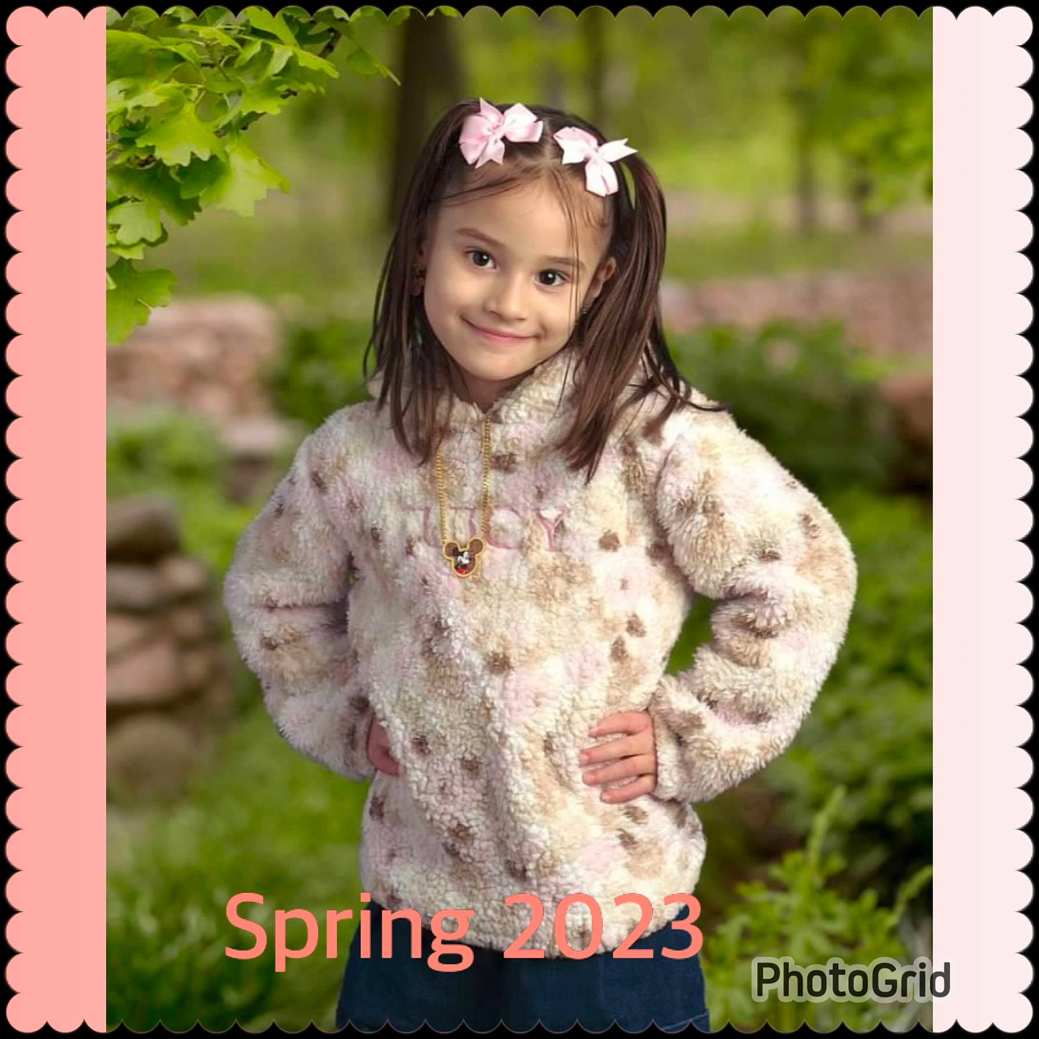 Giavonna is registered to the contest to win money with this photo: baby_toddler_clothing, child, clothing, facial_expression, fashion_accessory, font, grass, green, happy, headpiece, headwear, joy, magenta, pattern, people_in_nature, person, photograph, pink, plant, rectangle