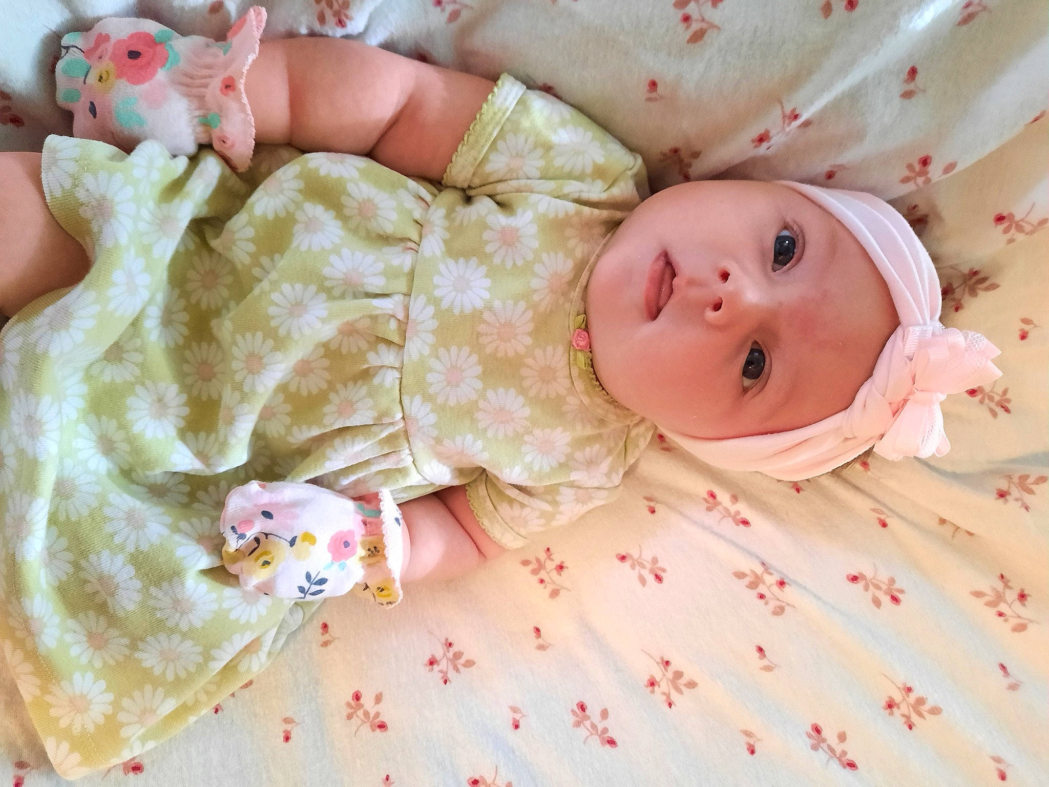 Rozlyn joined the competition — help win amazing prizes! baby, baby_products, baby_safety, baby_sleeping, baby_toddler_clothing, bedding, bedtime, cheek, child, comfort, foot, headwear, linens, pattern, person, pink, room, skin, textile, toddler